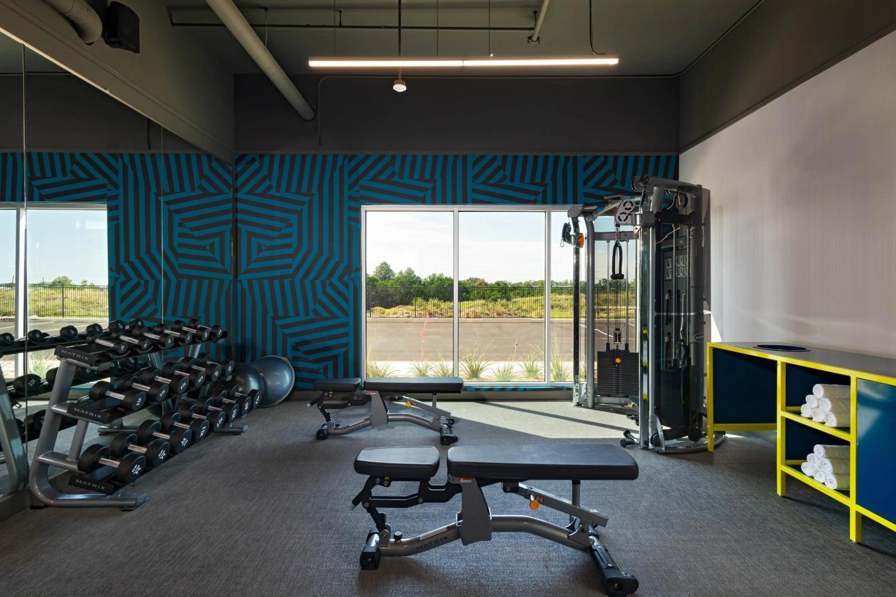 Fitness centre/facilities in Aloft San Antonio UTSA Area