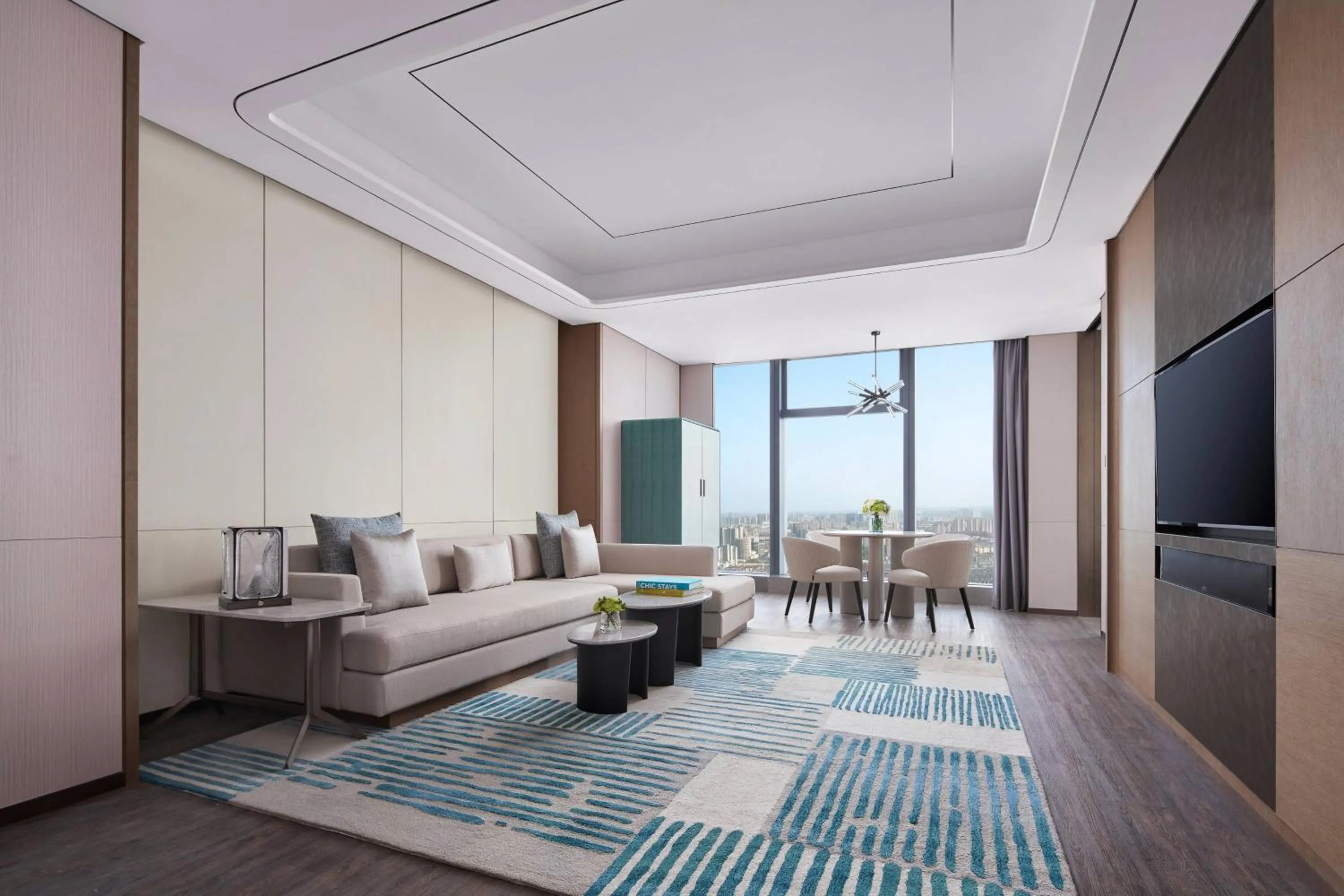 Living room in Yancheng Marriott Hotel