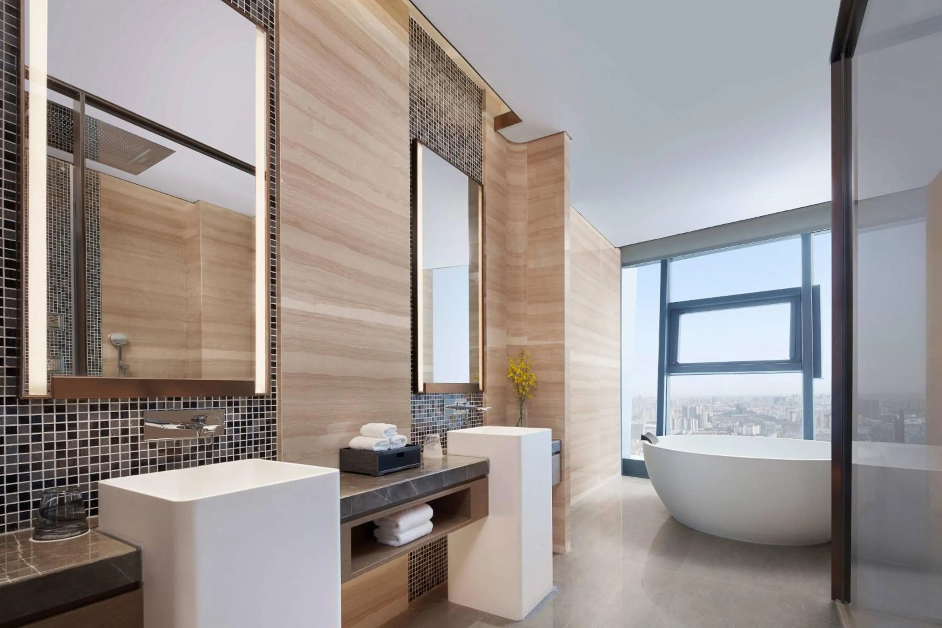 Bathroom in Yancheng Marriott Hotel