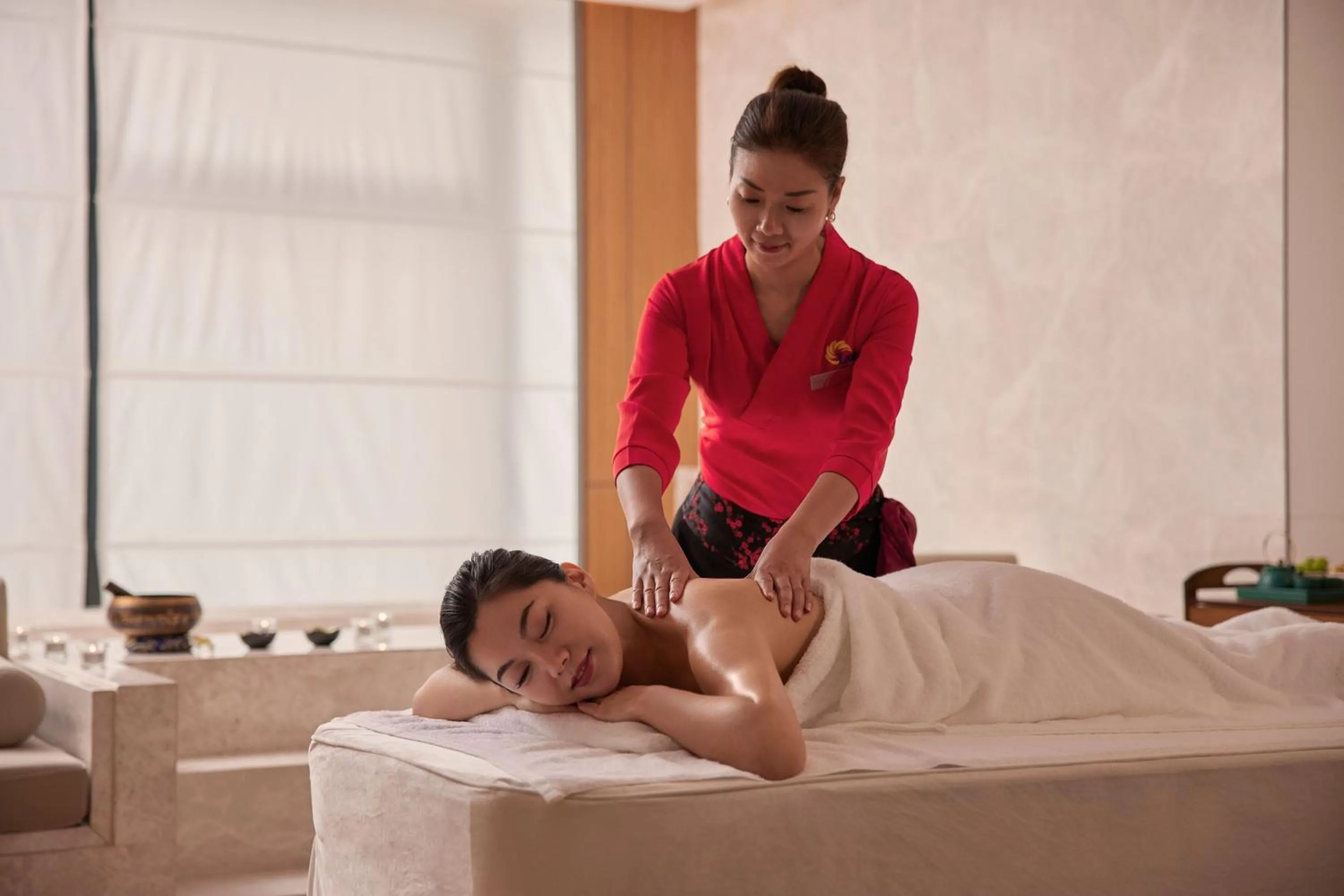 Spa and wellness centre/facilities in Yancheng Marriott Hotel