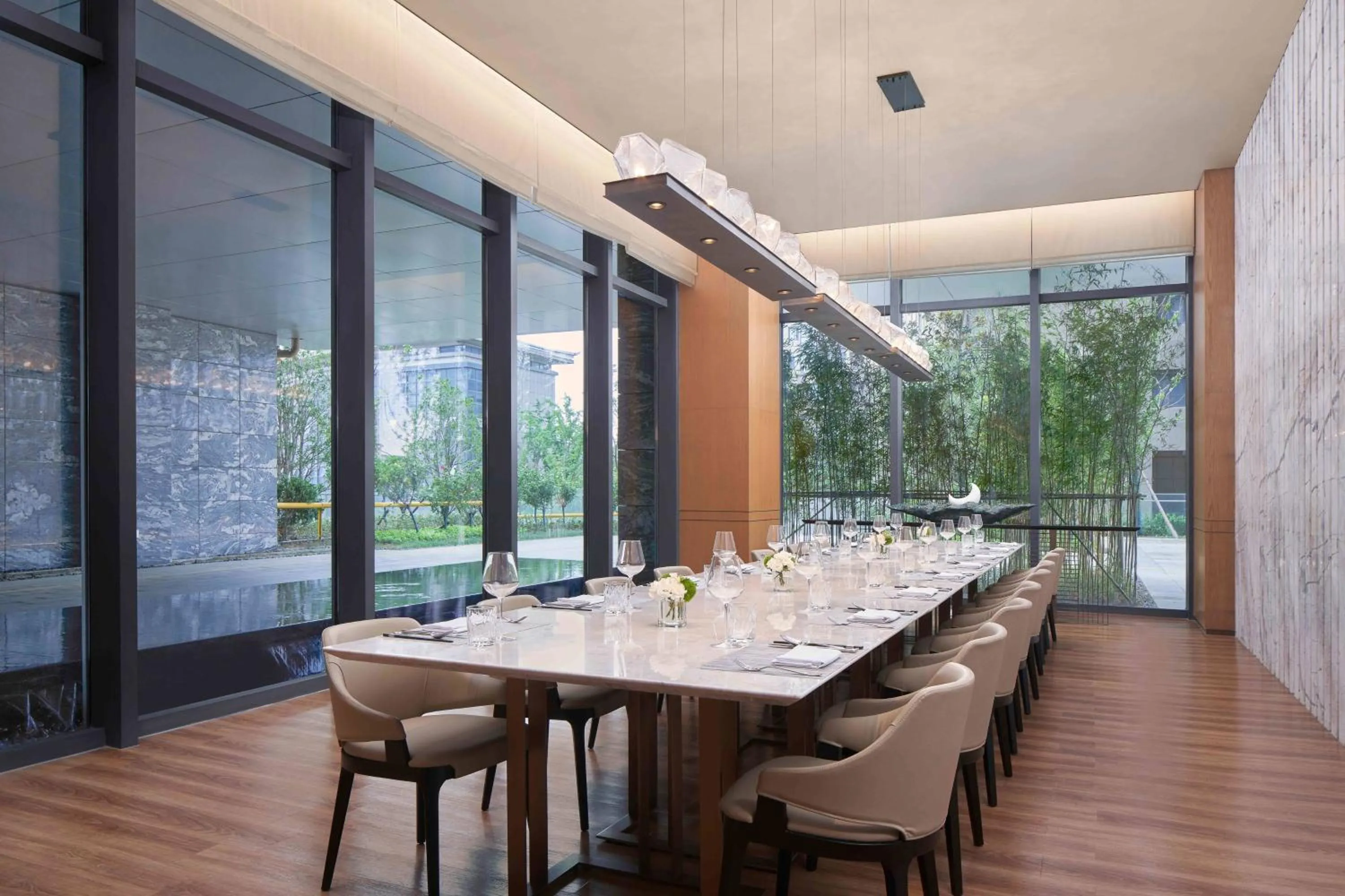 Kitchen or kitchenette in Yancheng Marriott Hotel