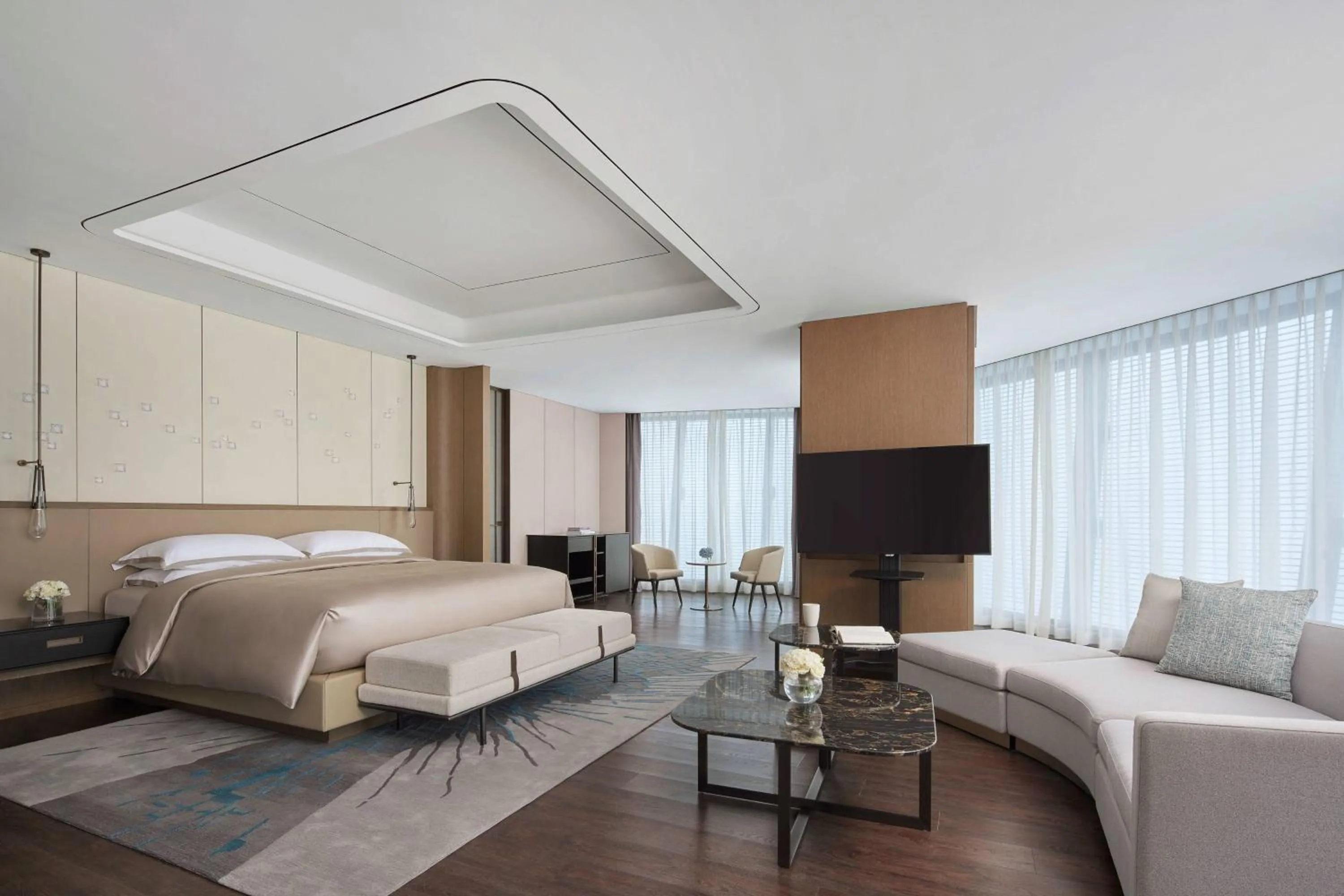Bedroom, Bed in Yancheng Marriott Hotel