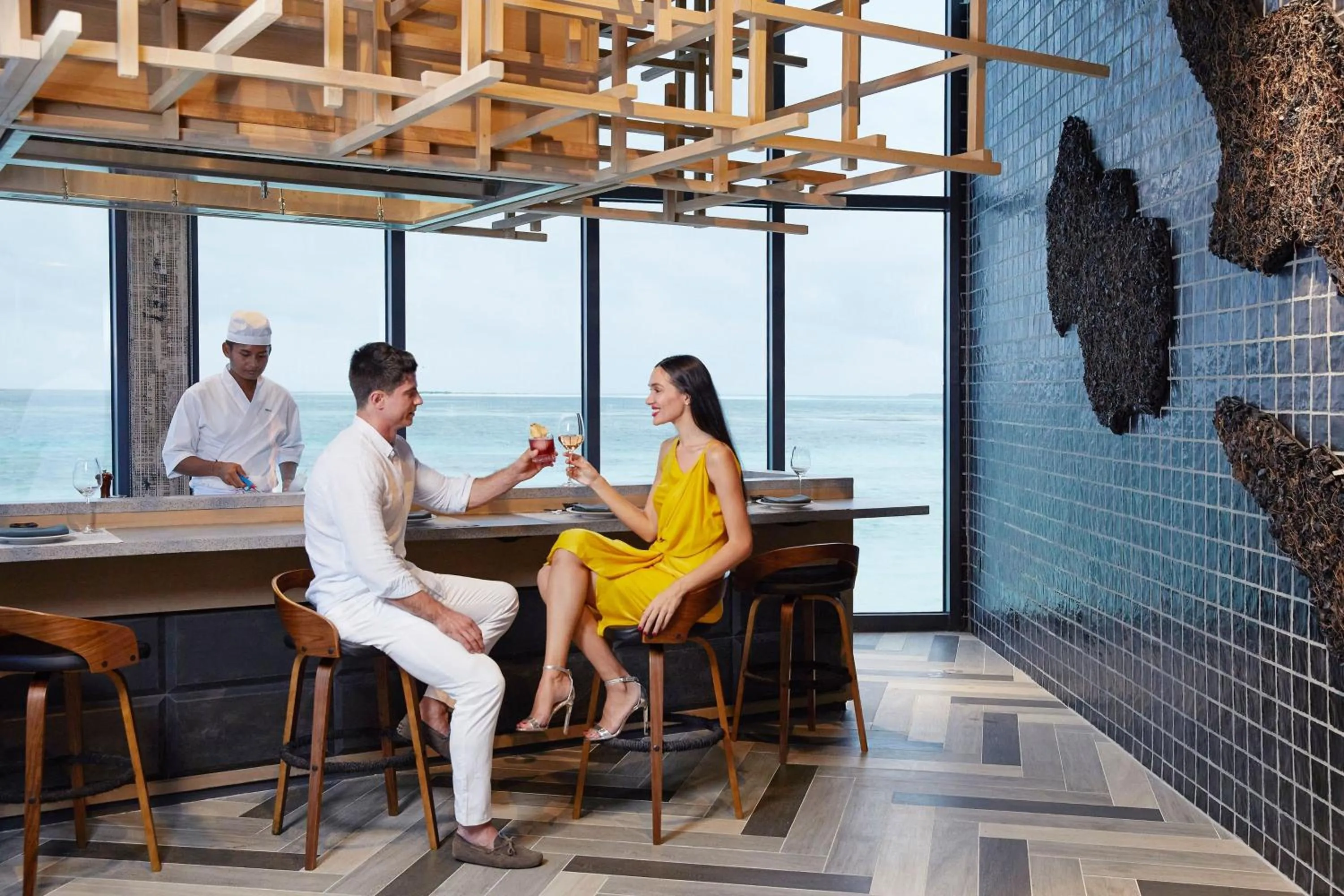 Restaurant/places to eat in Le Meridien Maldives Resort & Spa