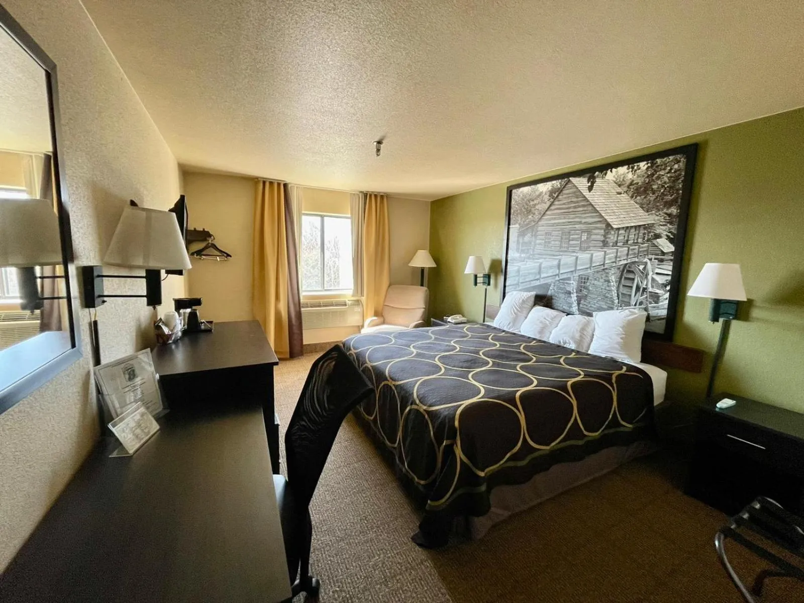 Bed in Super 8 by Wyndham Macon