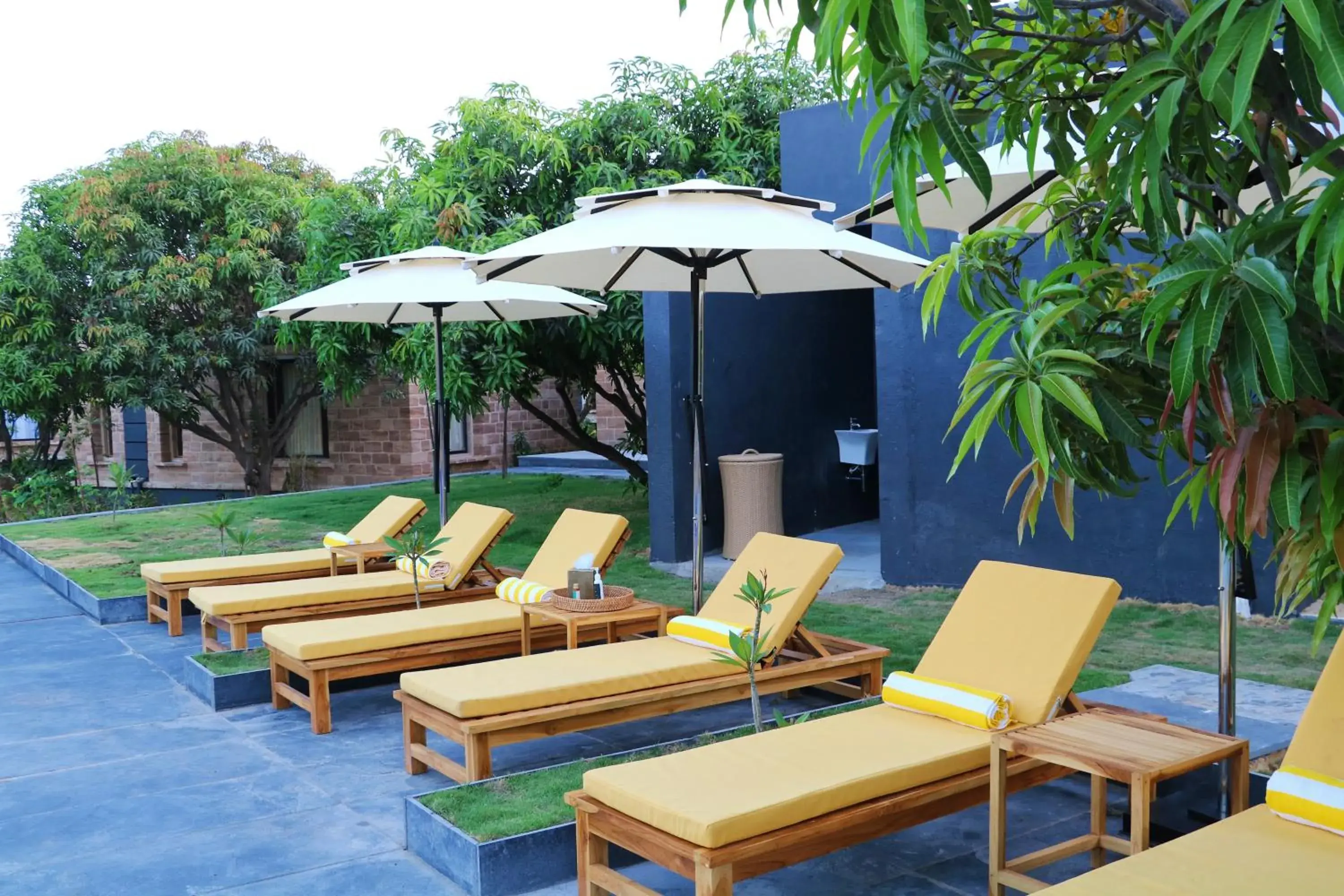 Swimming pool in The Postcard Gir Wildlife Sanctuary Swimming pool in The Postcard Gir Wildlife Sanctuary