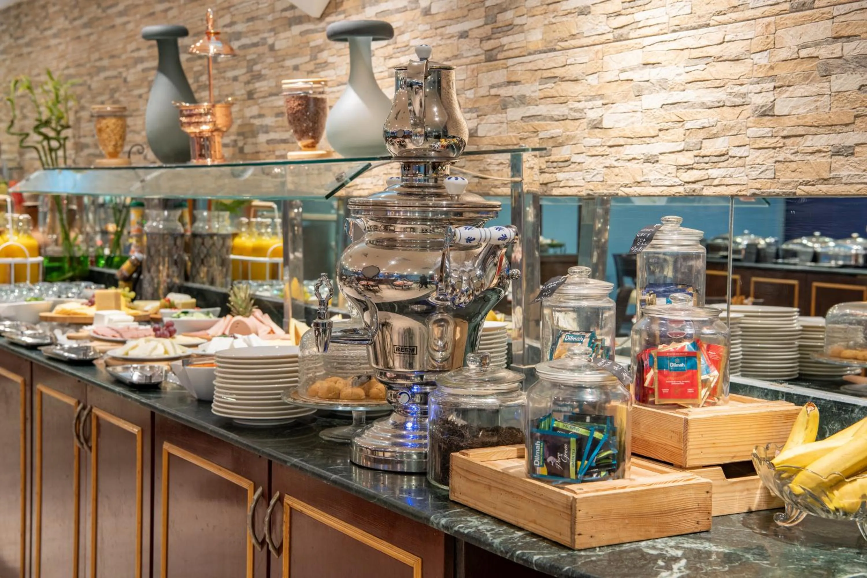 Buffet breakfast in Radisson Blu Hotel, Yanbu