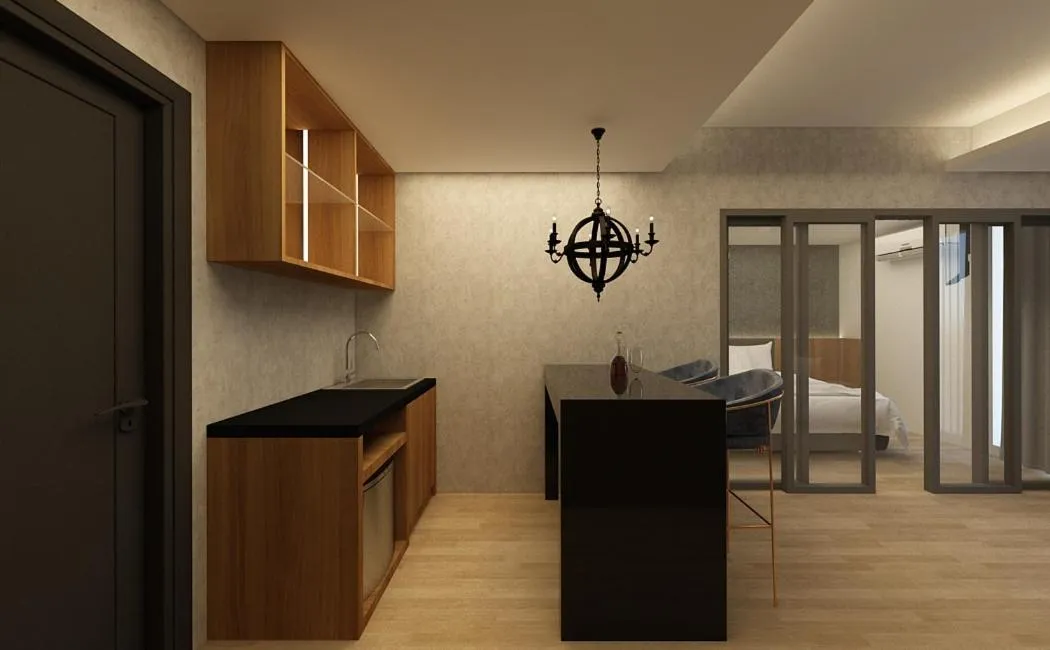 Dining area, Bed in Zone Hotel Ipoh