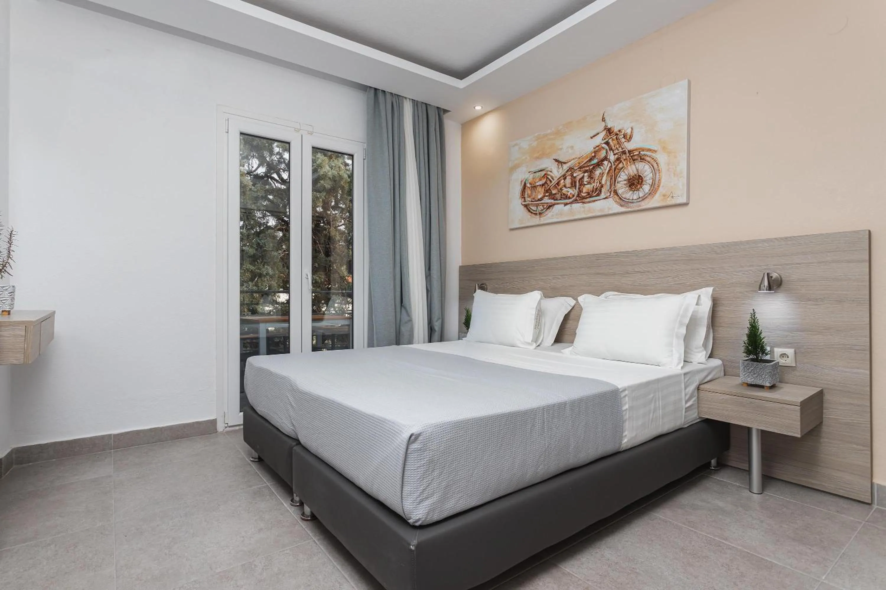 Bedroom, Bed in NewStory Suites Possidi