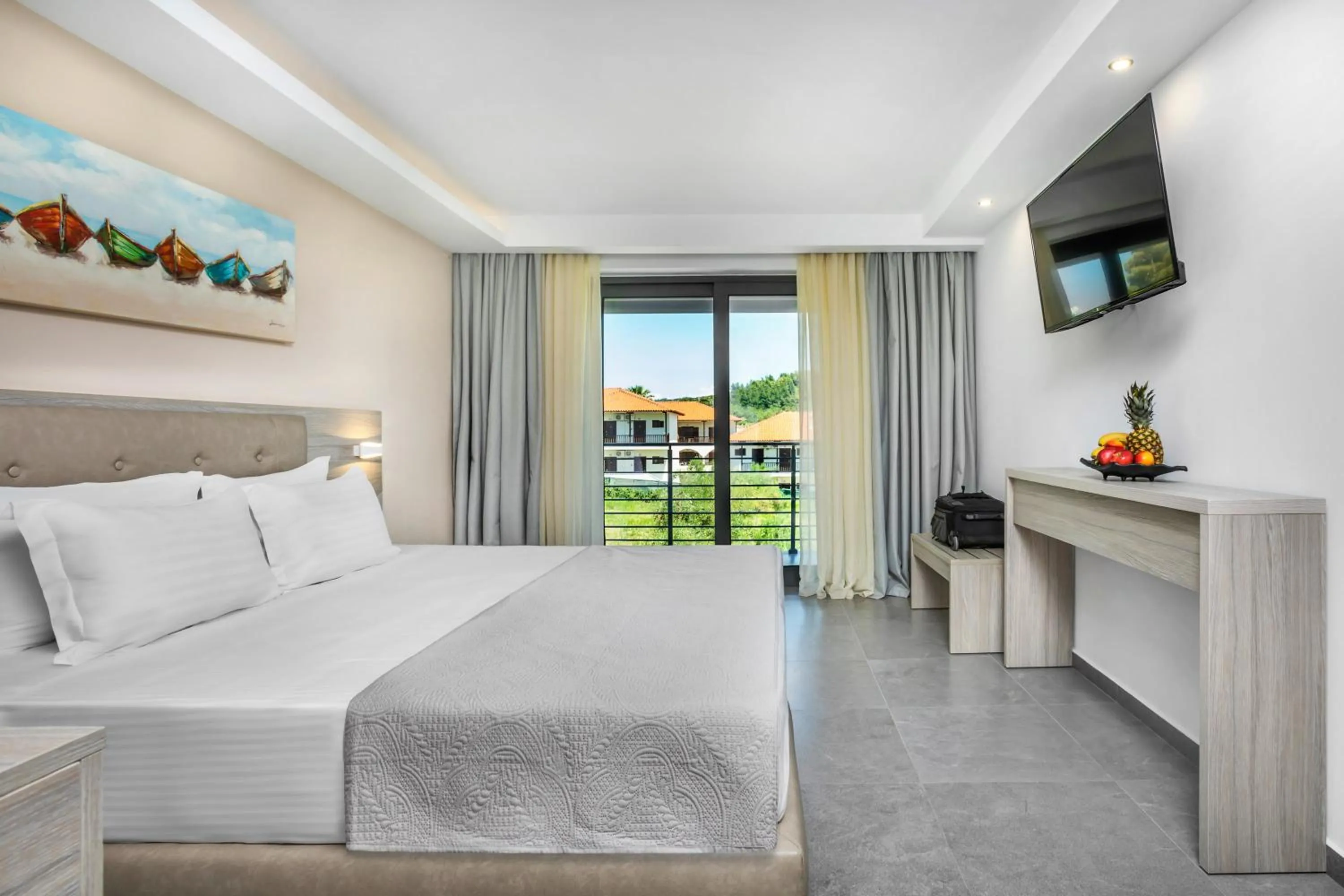 Bedroom, Bed in NewStory Suites Possidi