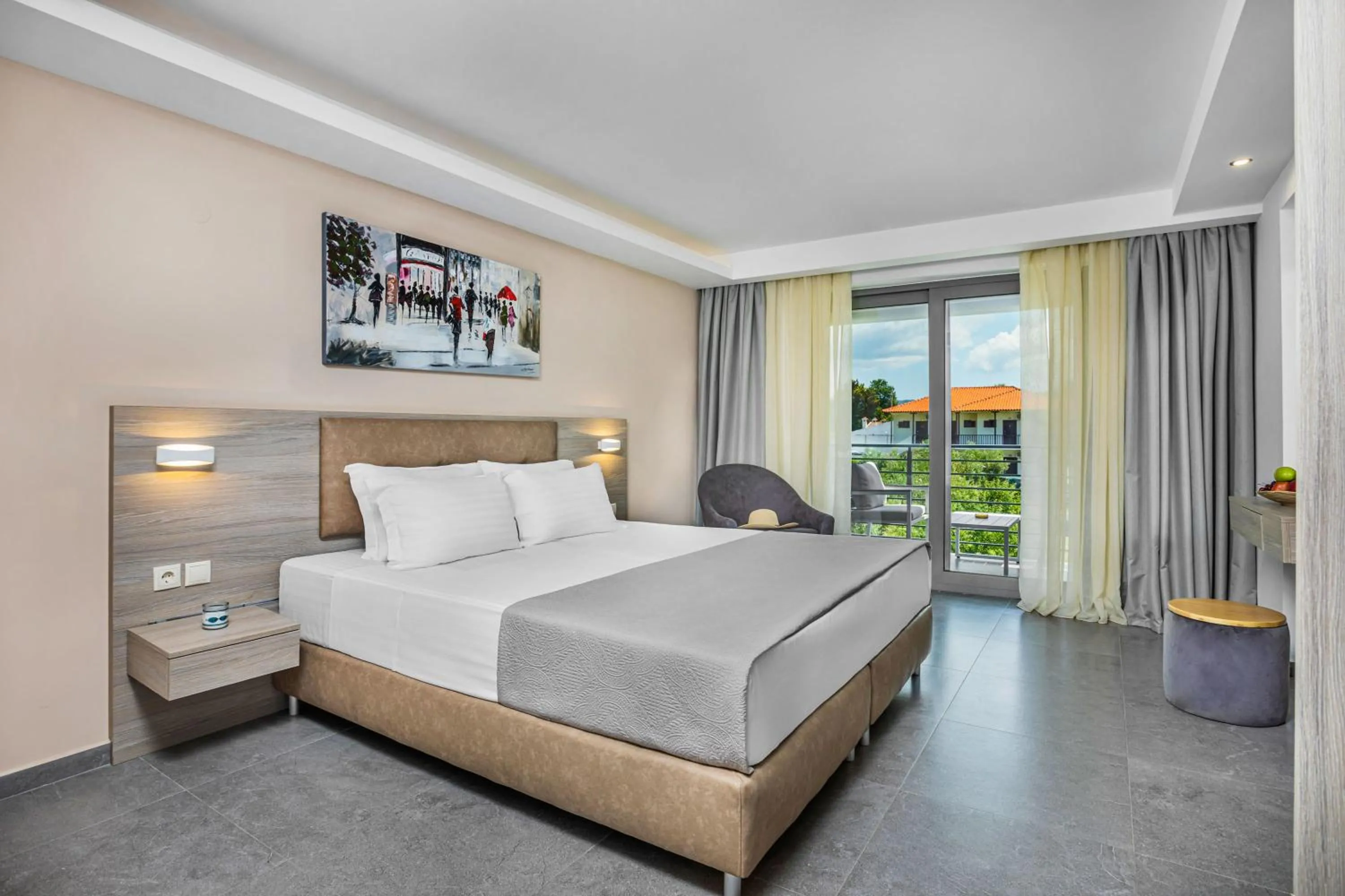 Bedroom, Bed in NewStory Suites Possidi