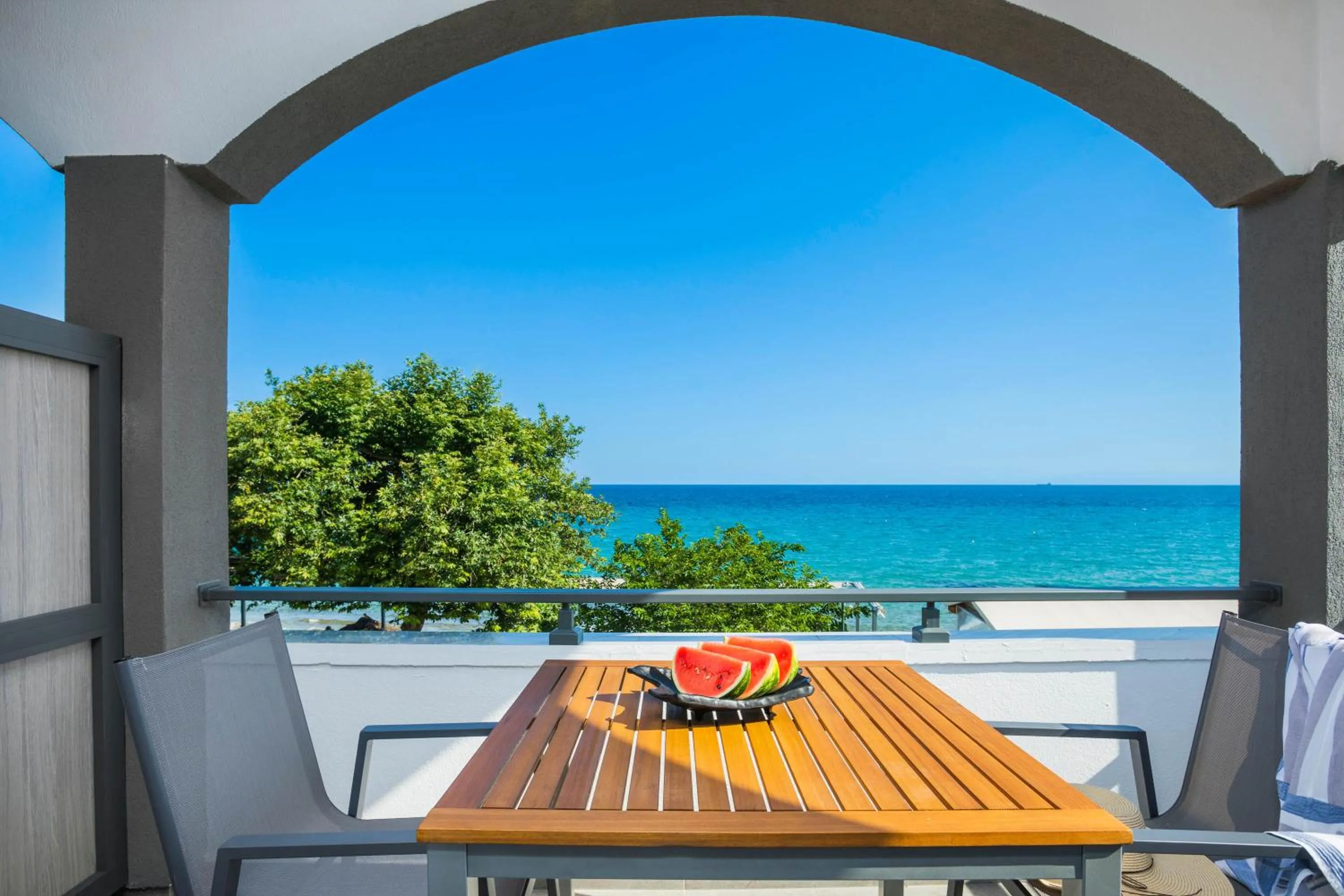 View (from property/room) in NewStory Suites Possidi