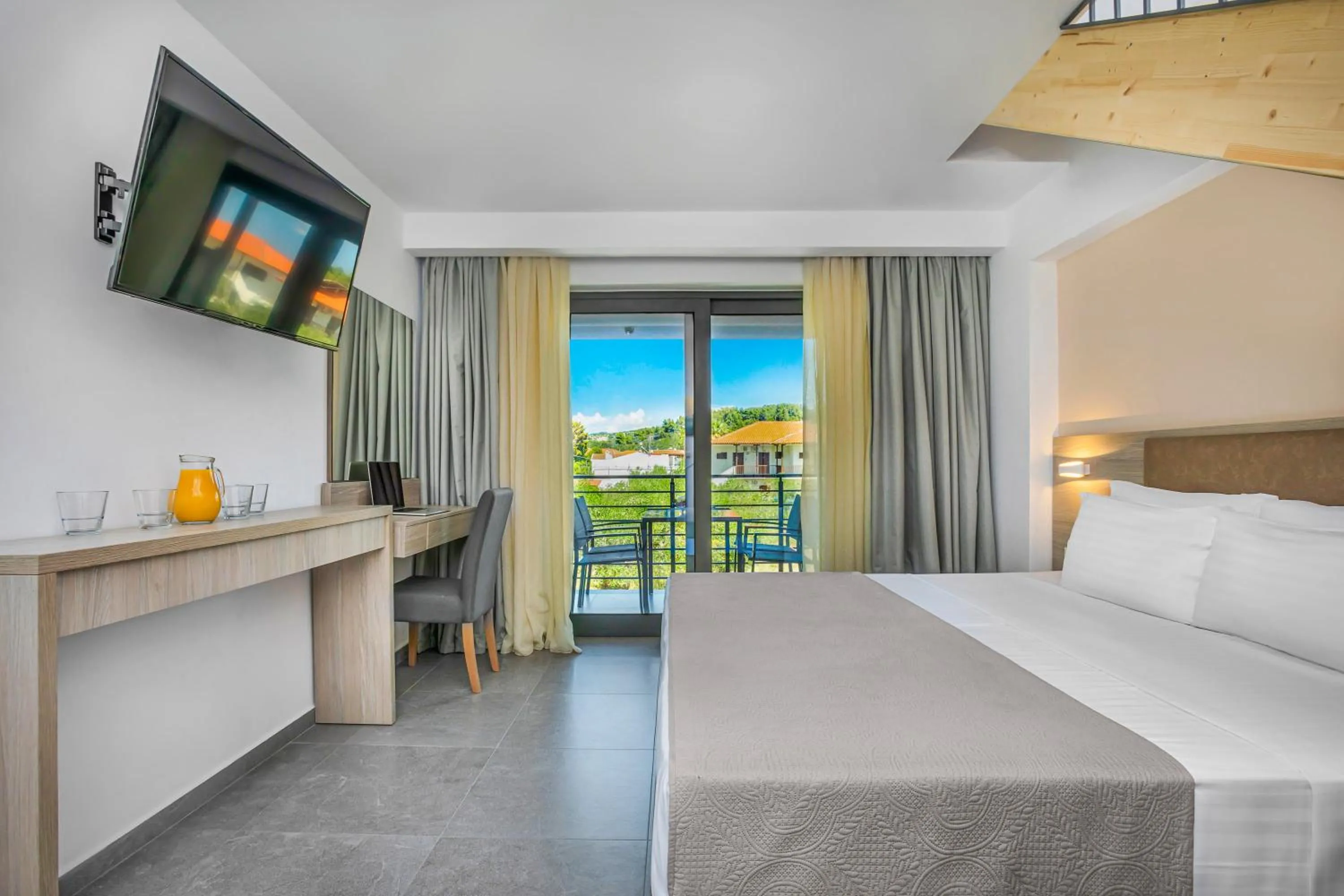 Bedroom, Bed in NewStory Suites Possidi