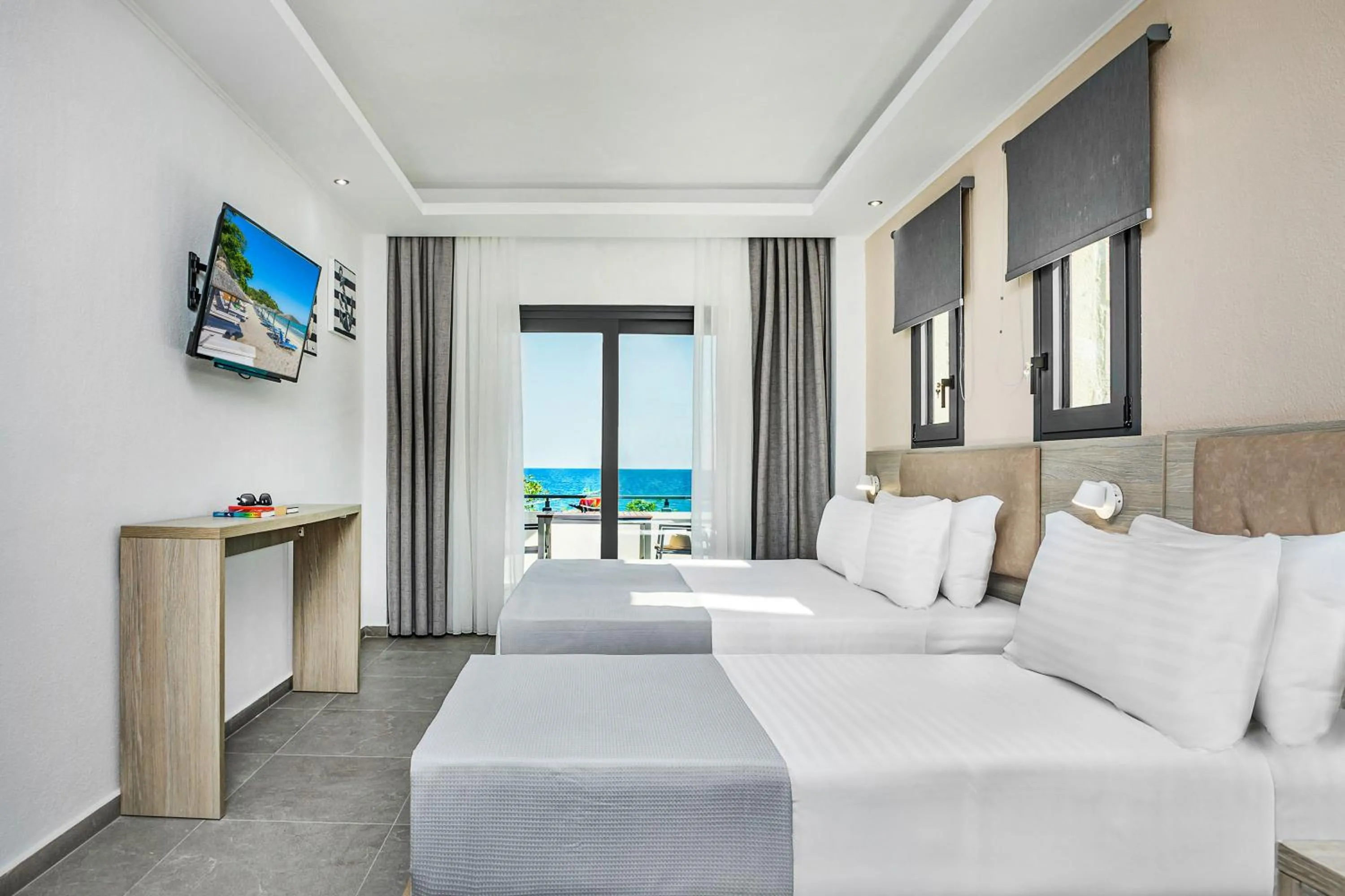 Bedroom, Bed in NewStory Suites Possidi