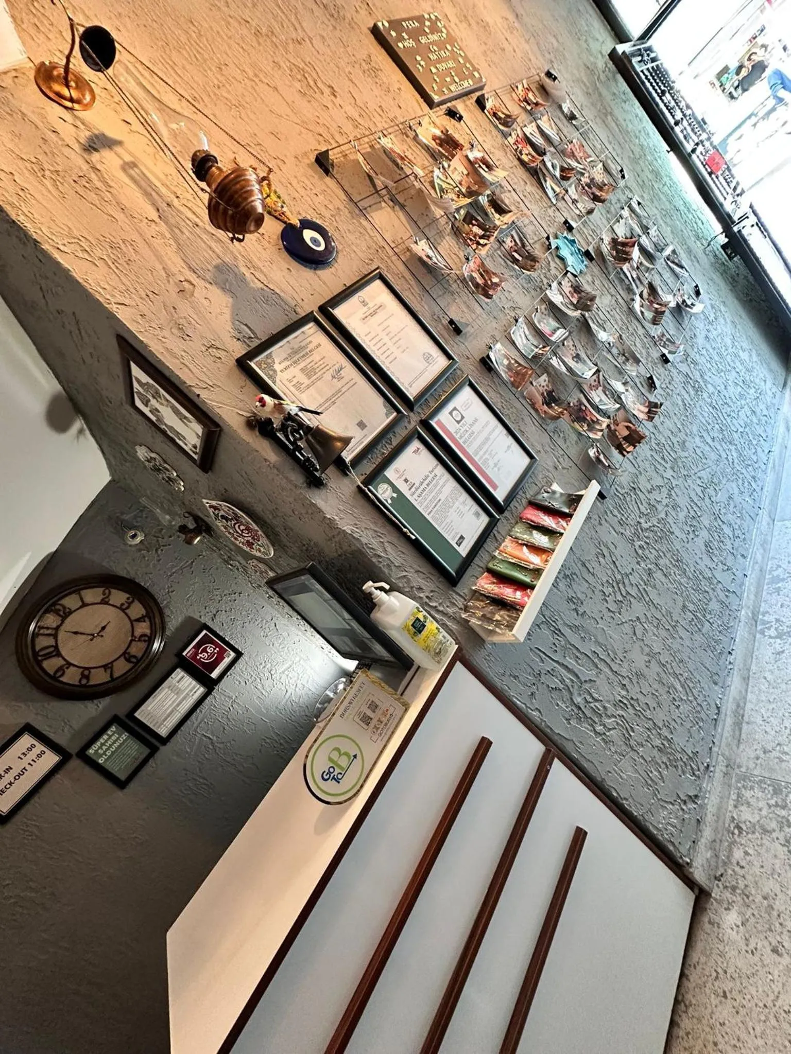 Lobby or reception in Pera Pansiyon