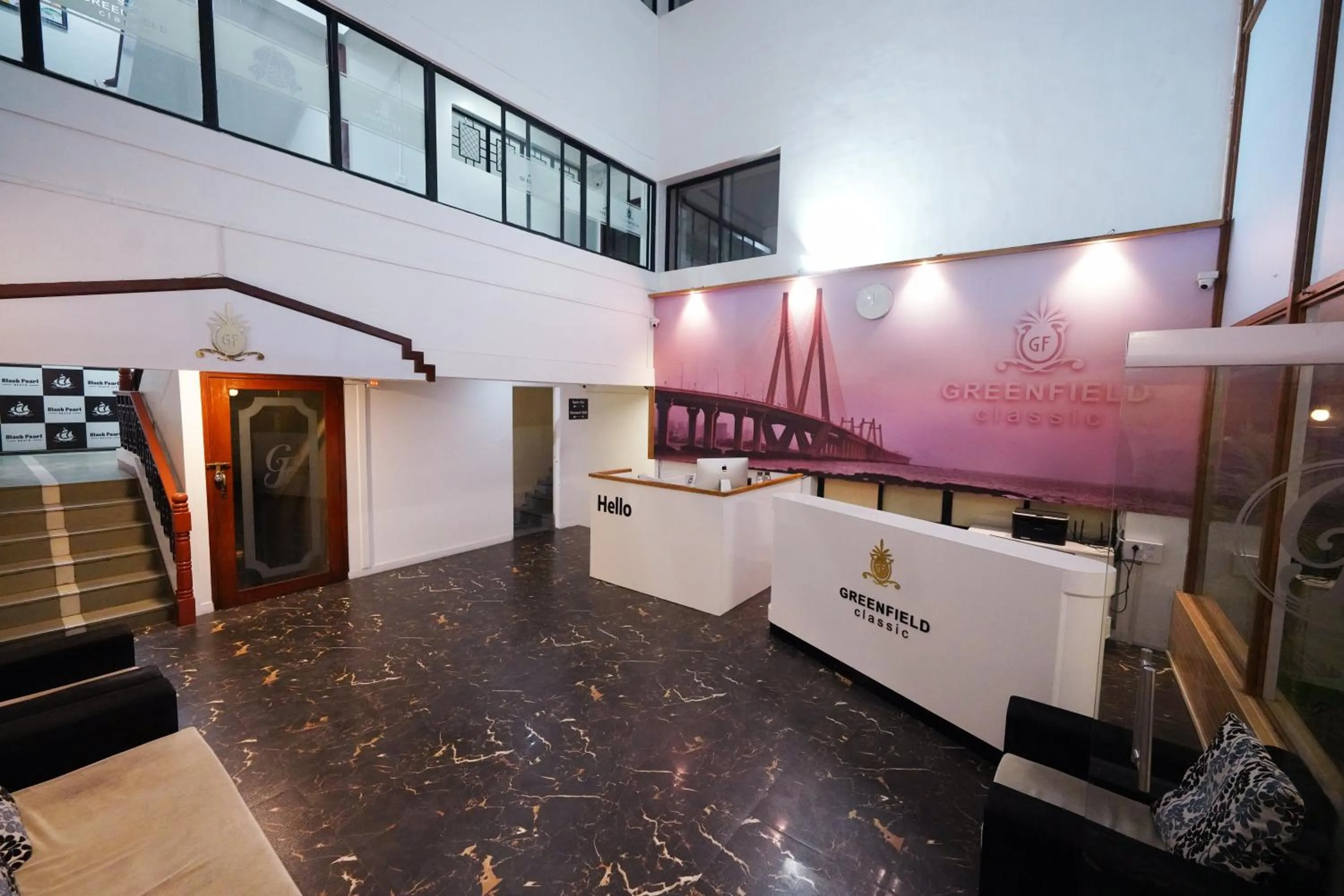 Lobby or reception in Hotel Green Field