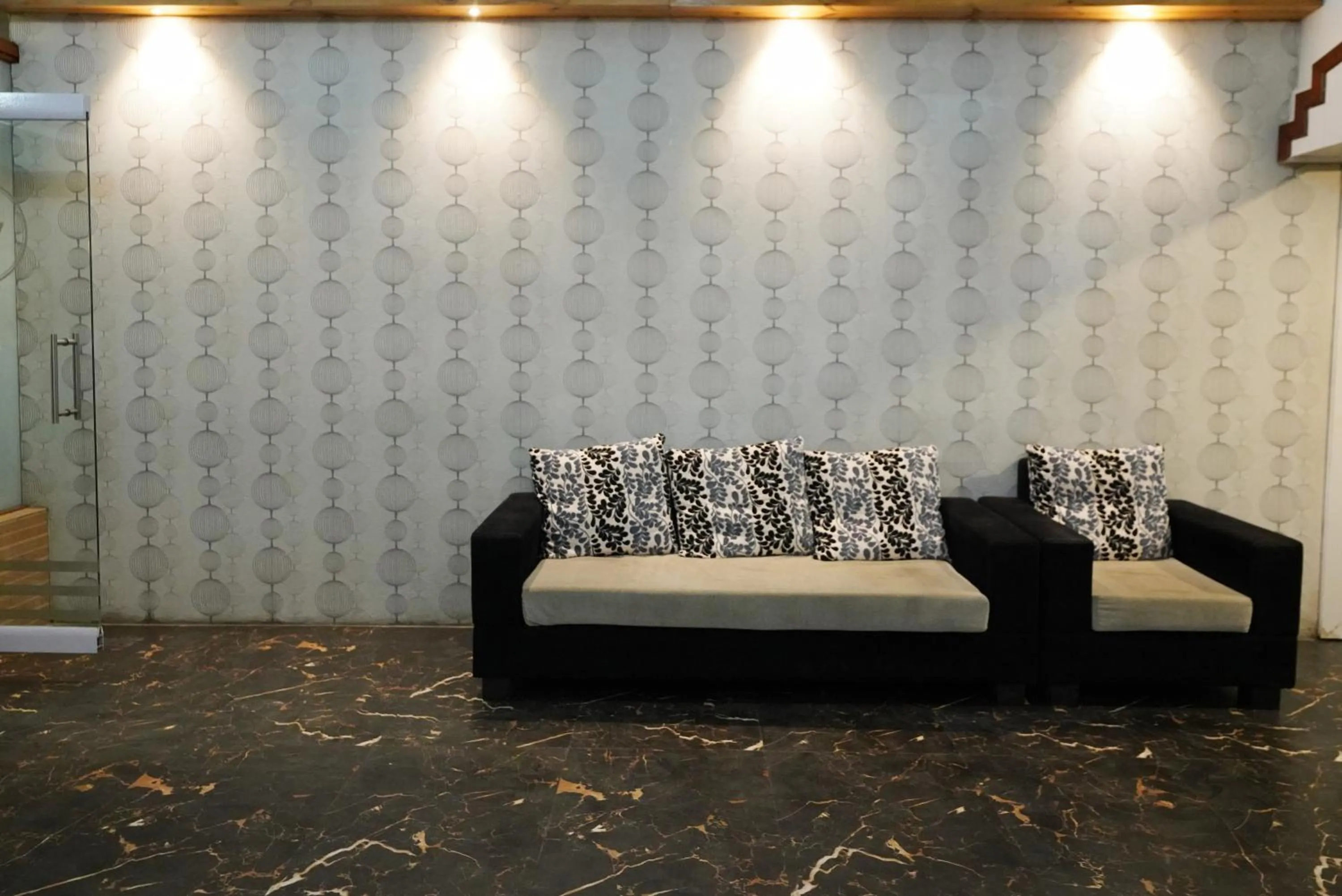 Seating area in Hotel Green Field