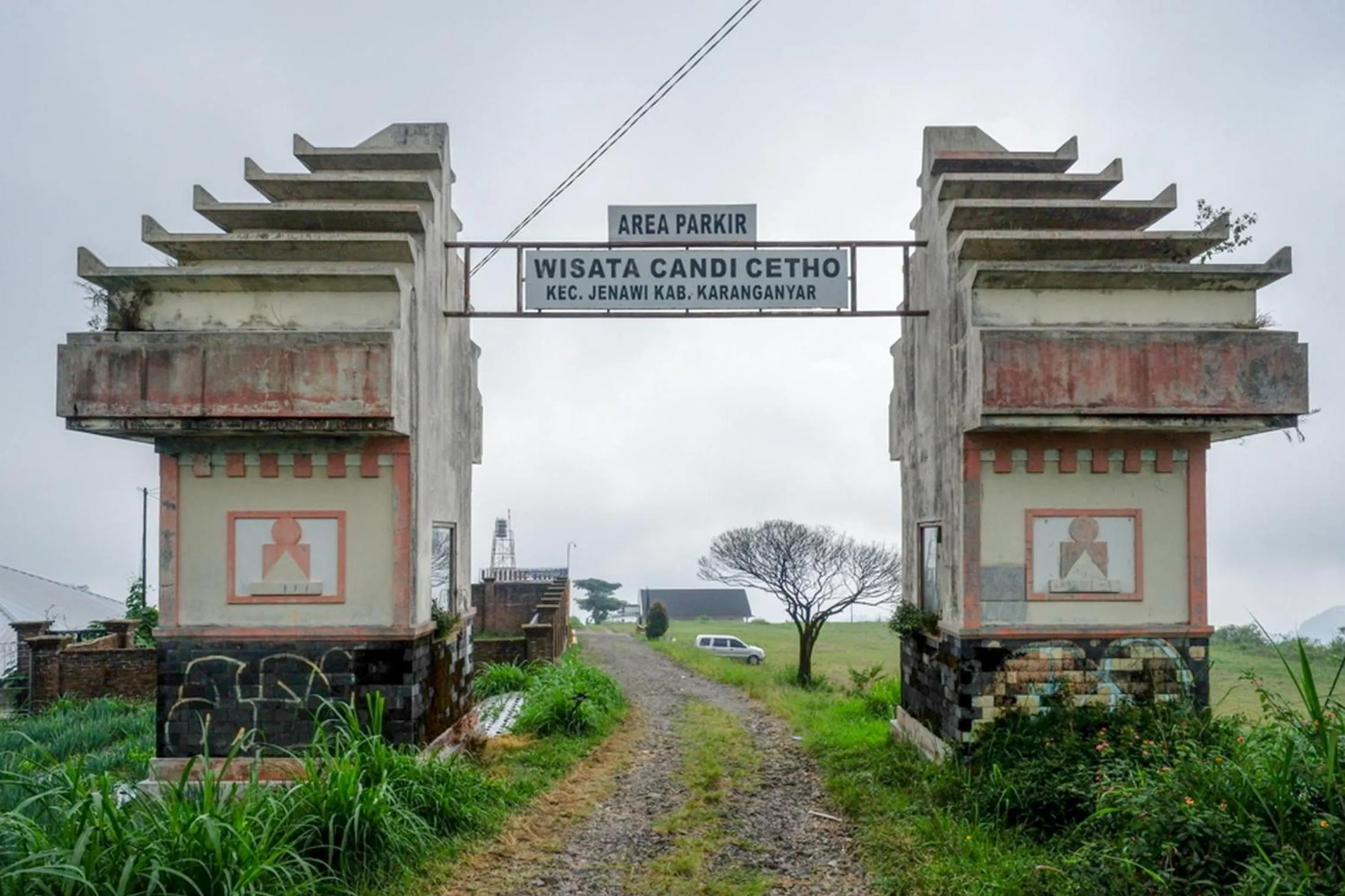 Garden view in RedDoorz near Candi Cetho Karanganyar