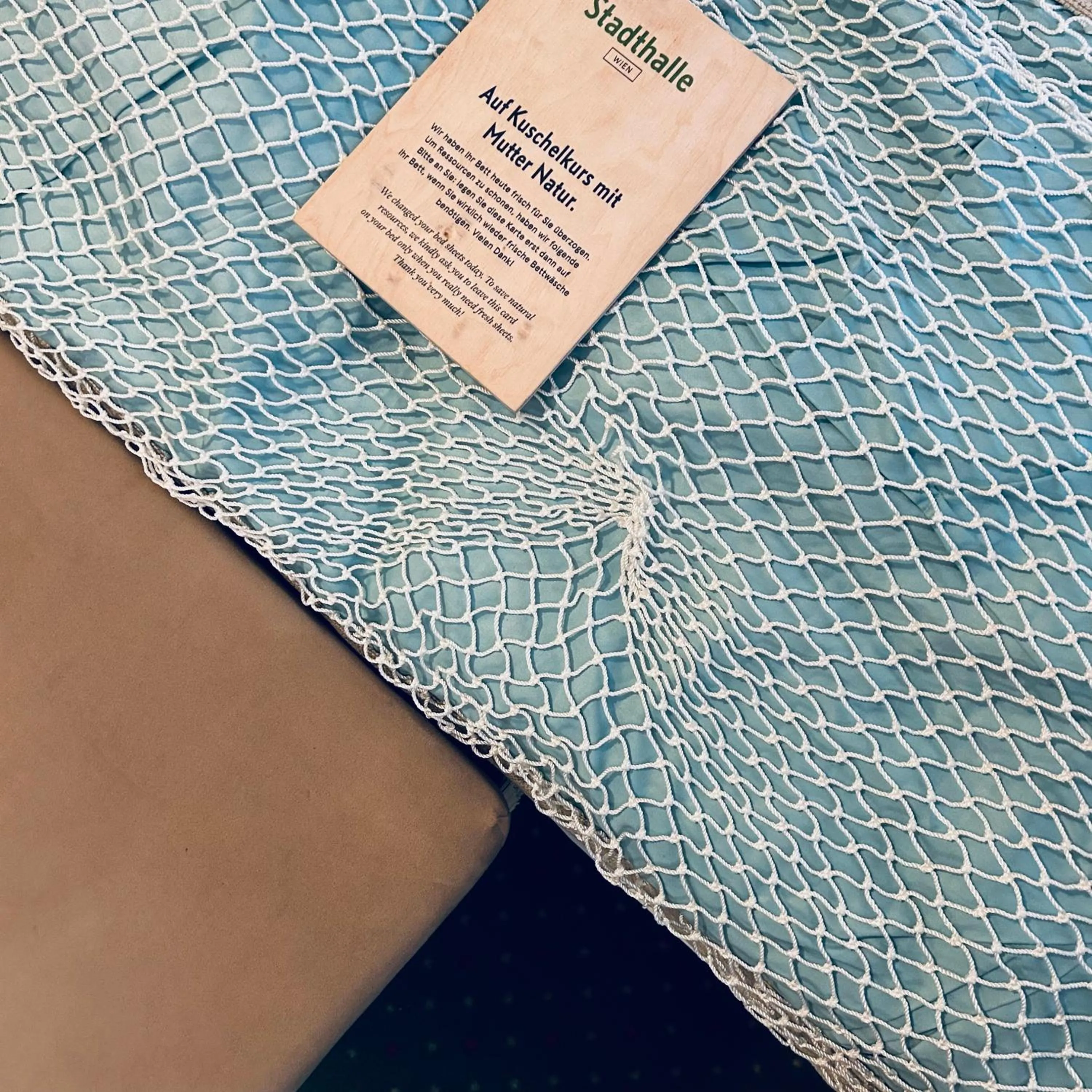 Bed in Pension Stadthalle