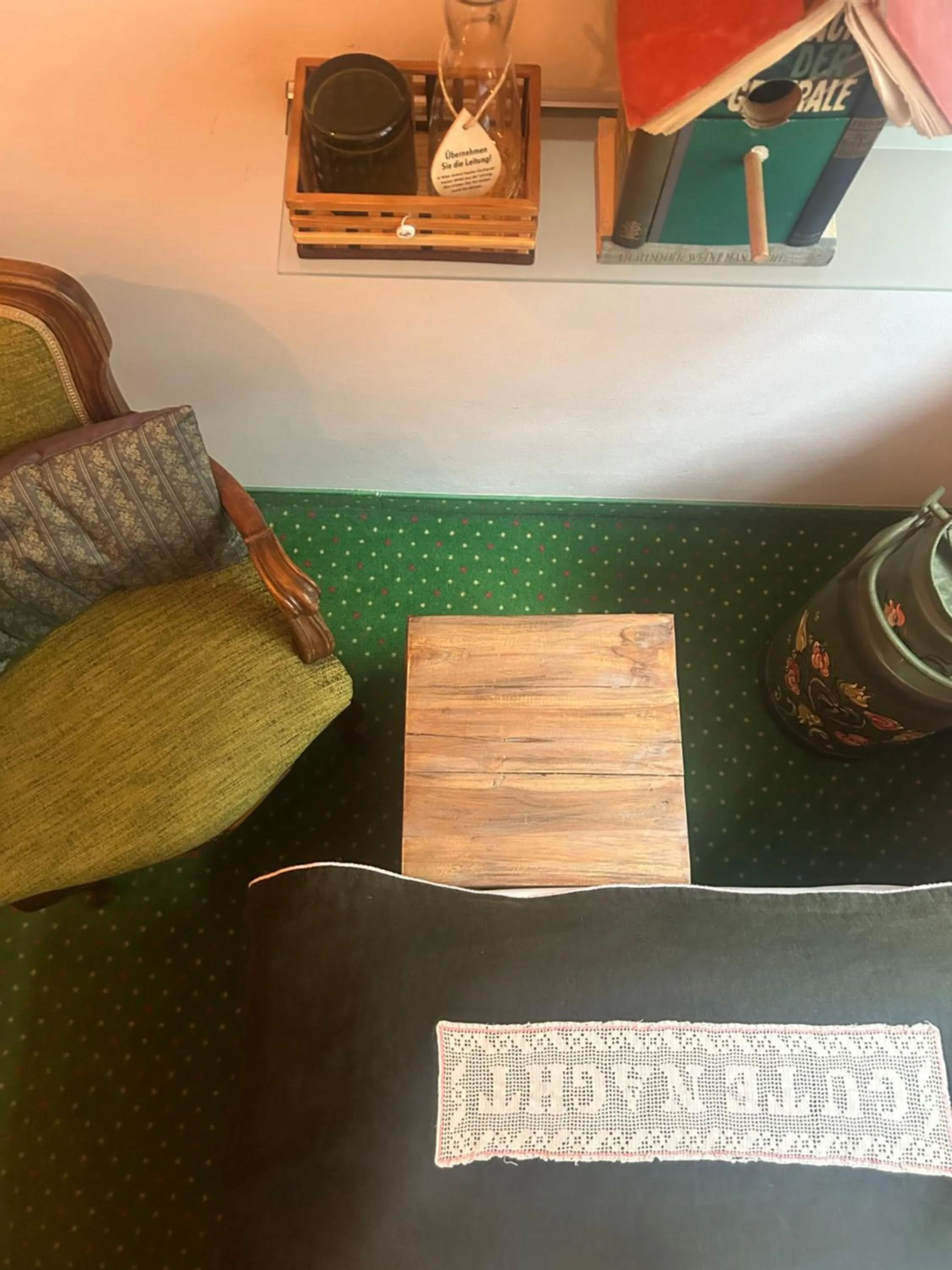 Seating area in Pension Stadthalle