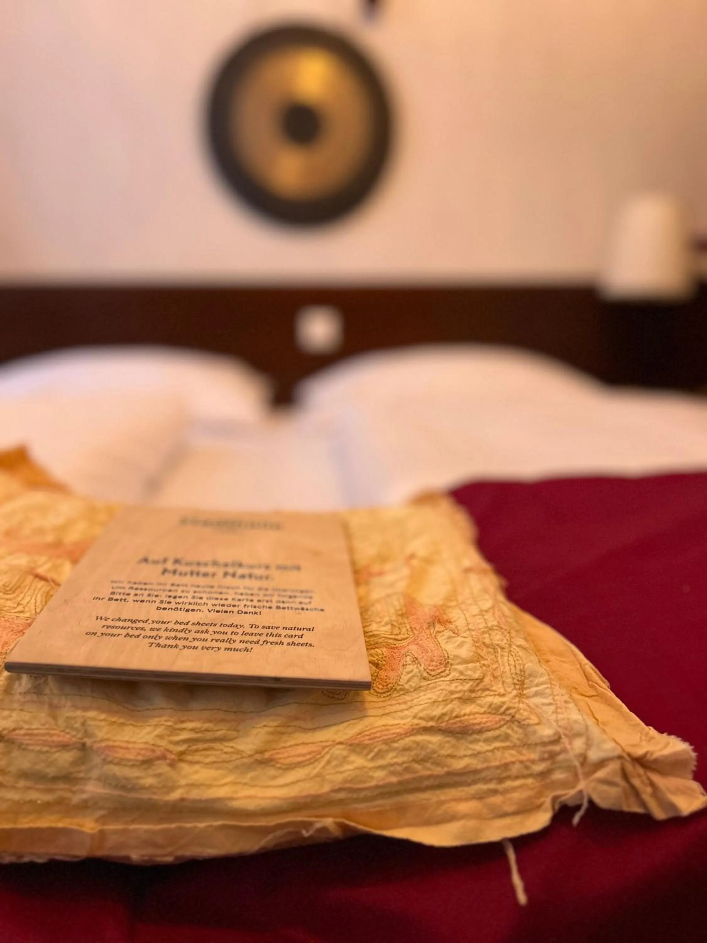 Bed in Pension Stadthalle