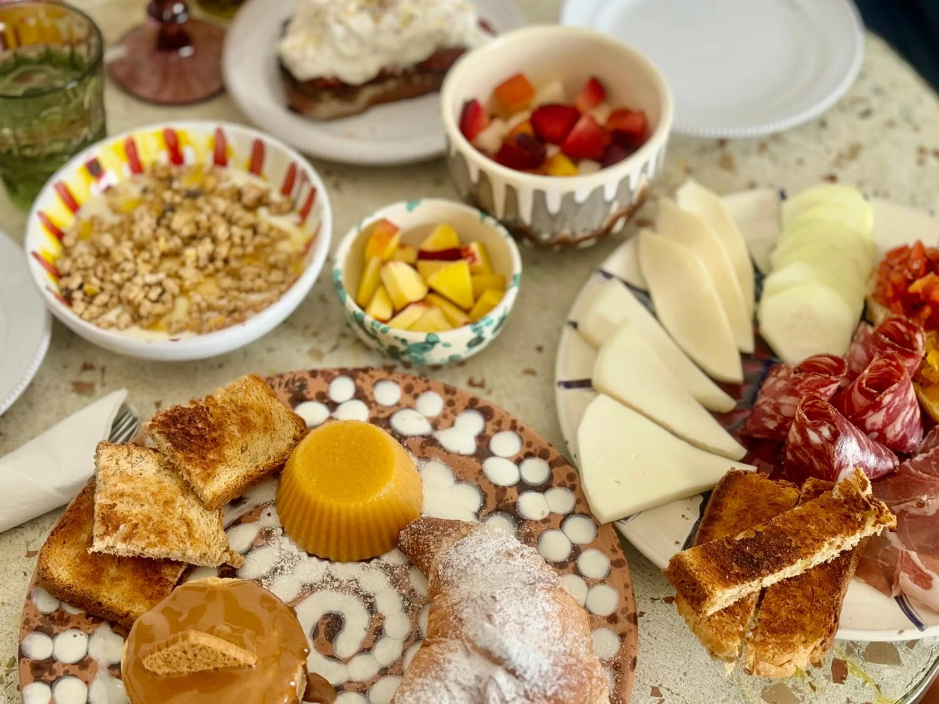 Italian breakfast in HABITARE Lecce & Salento