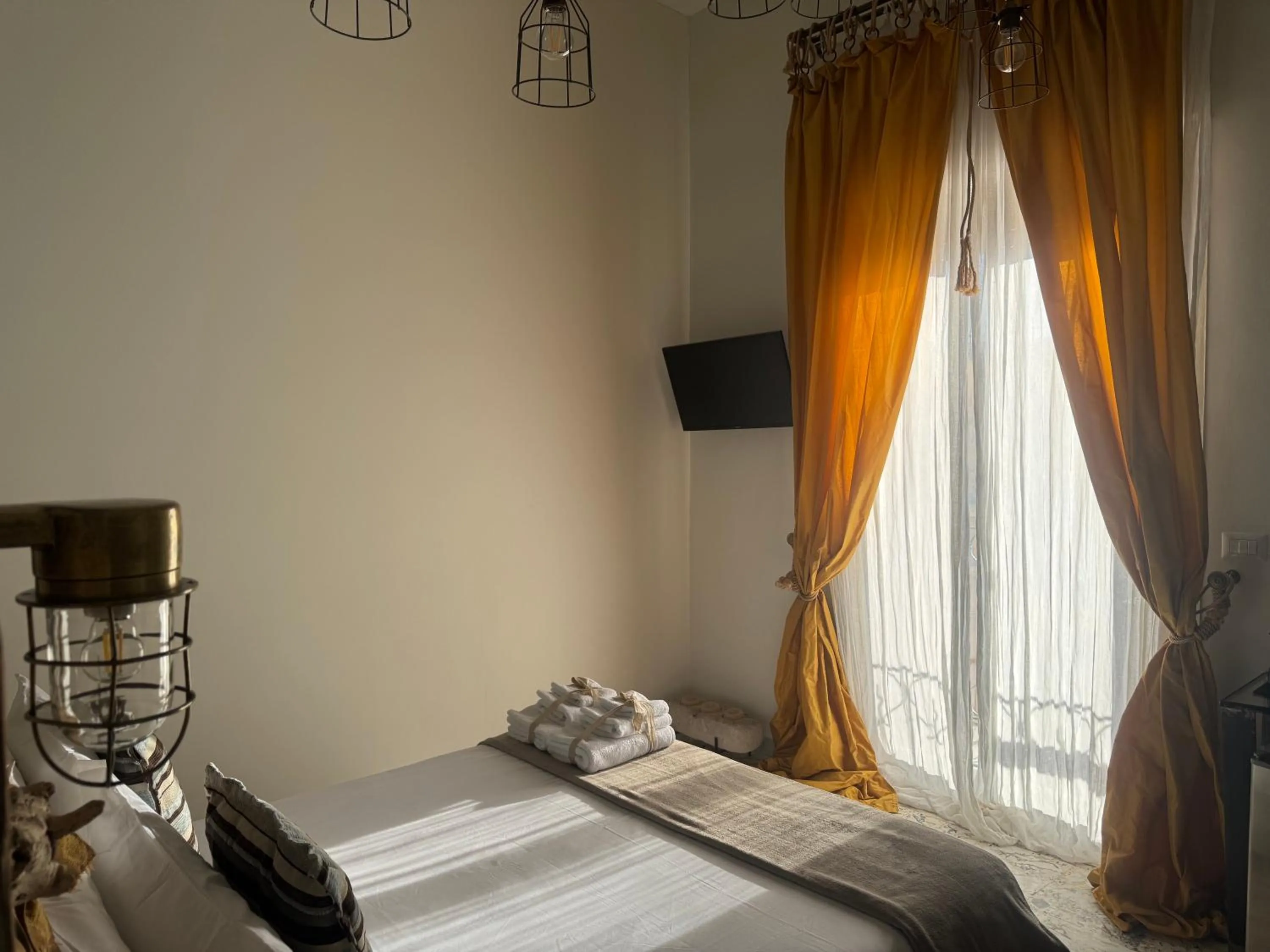 View (from property/room), Bed in HABITARE Lecce & Salento