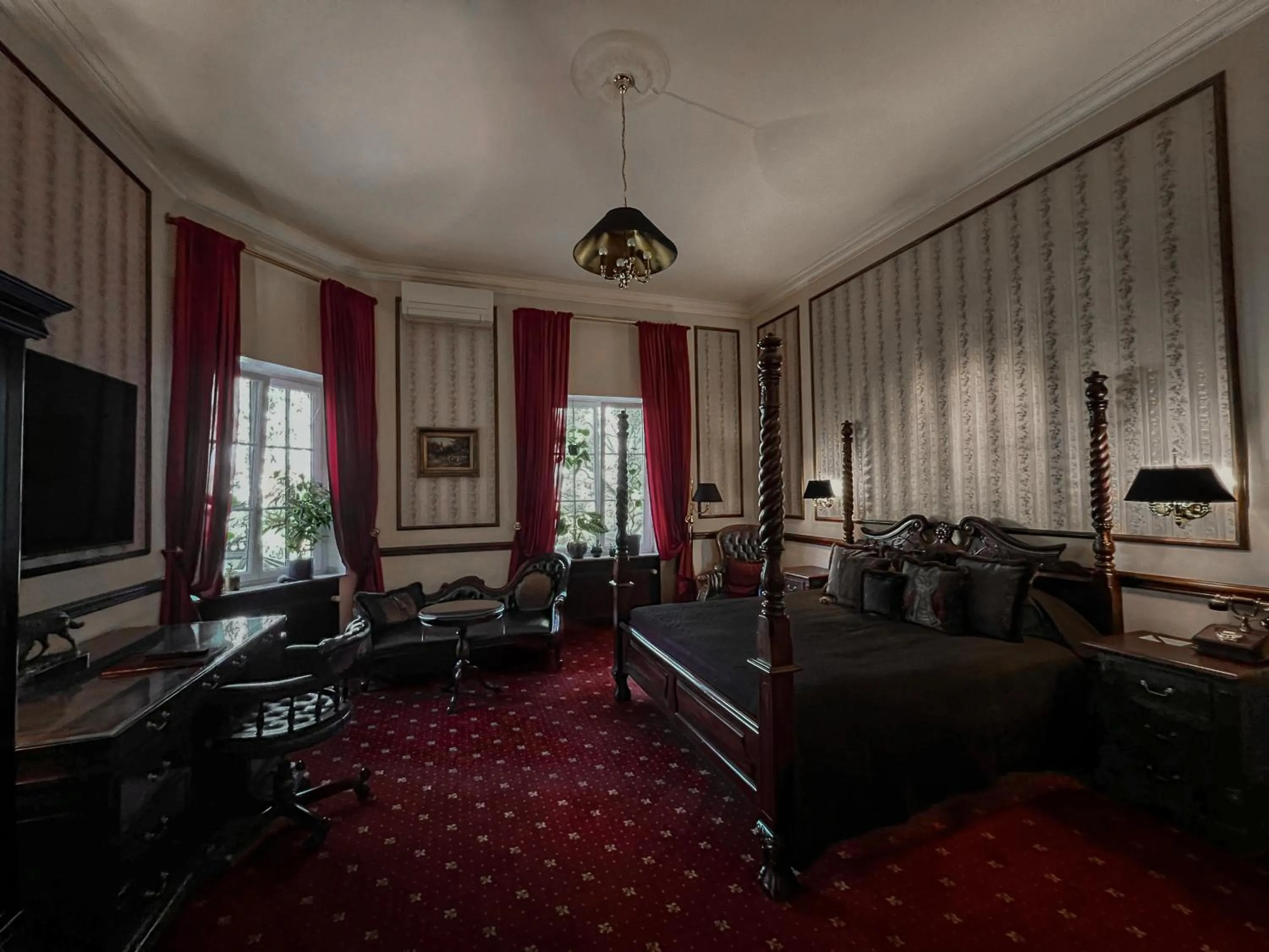 Bed in Hotel Villa Achenbach