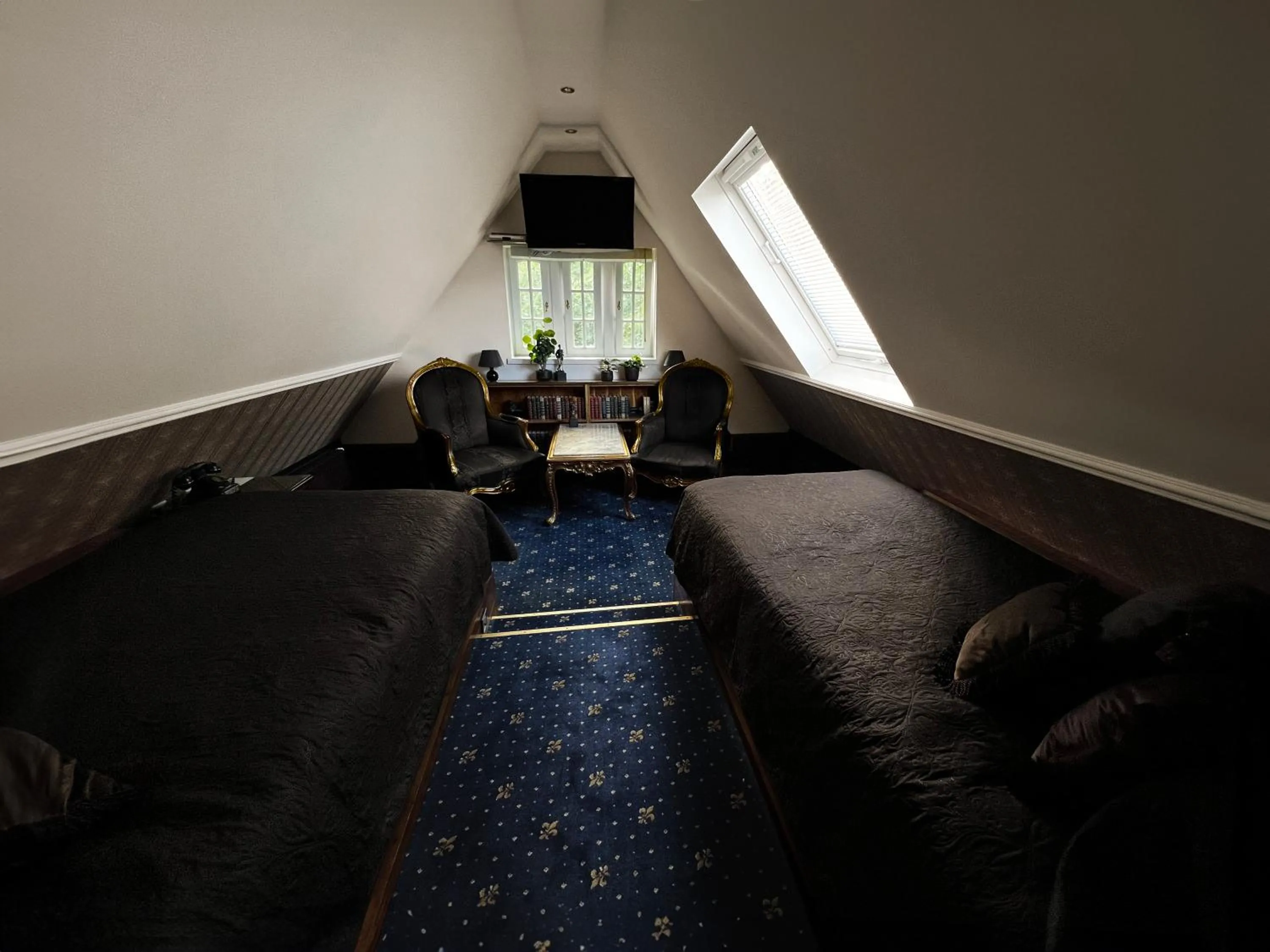 Bed in Hotel Villa Achenbach