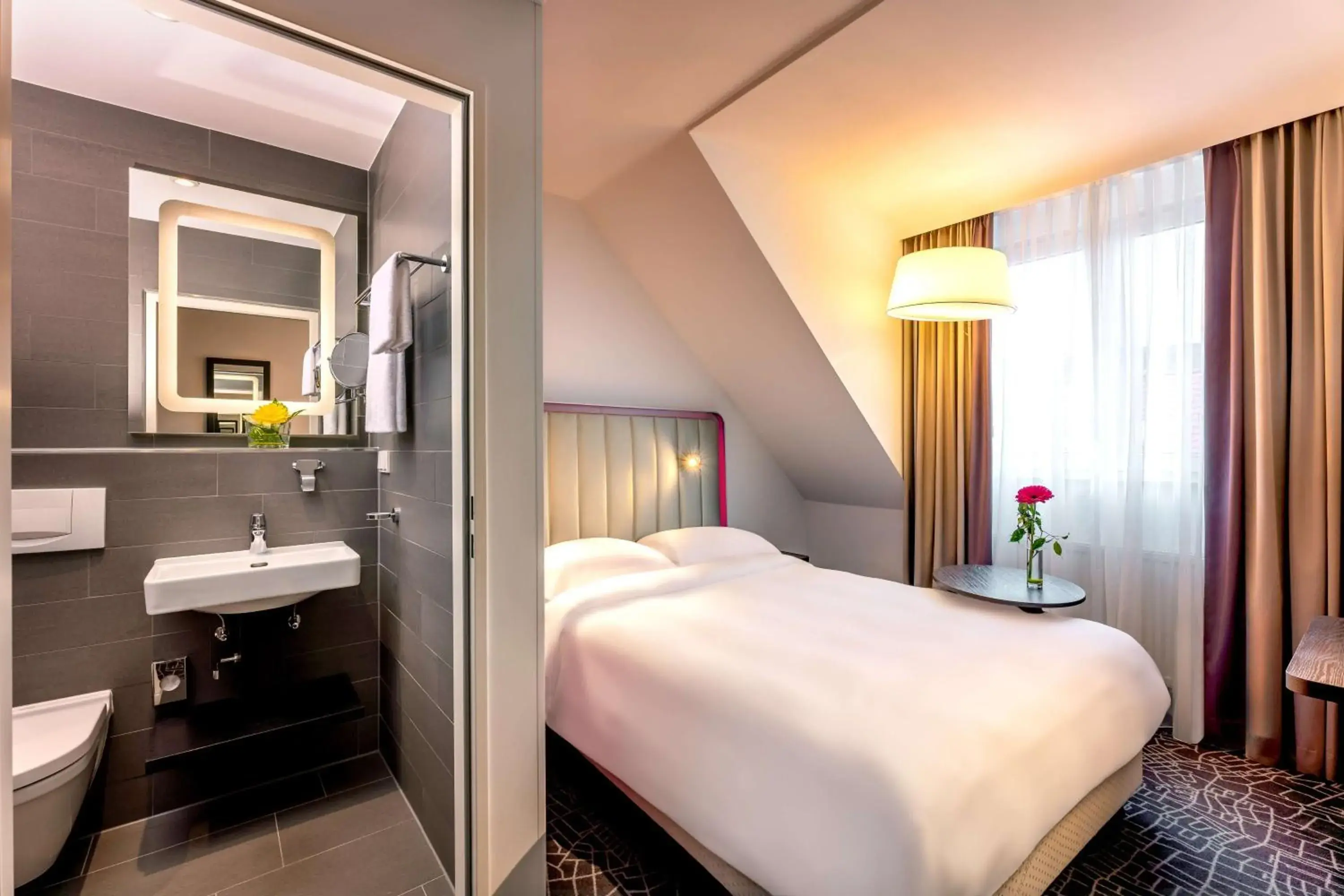 Bedroom, Bed in Park Inn by Radisson Nürnberg Bedroom, Bed in Park Inn by Radisson Nürnberg