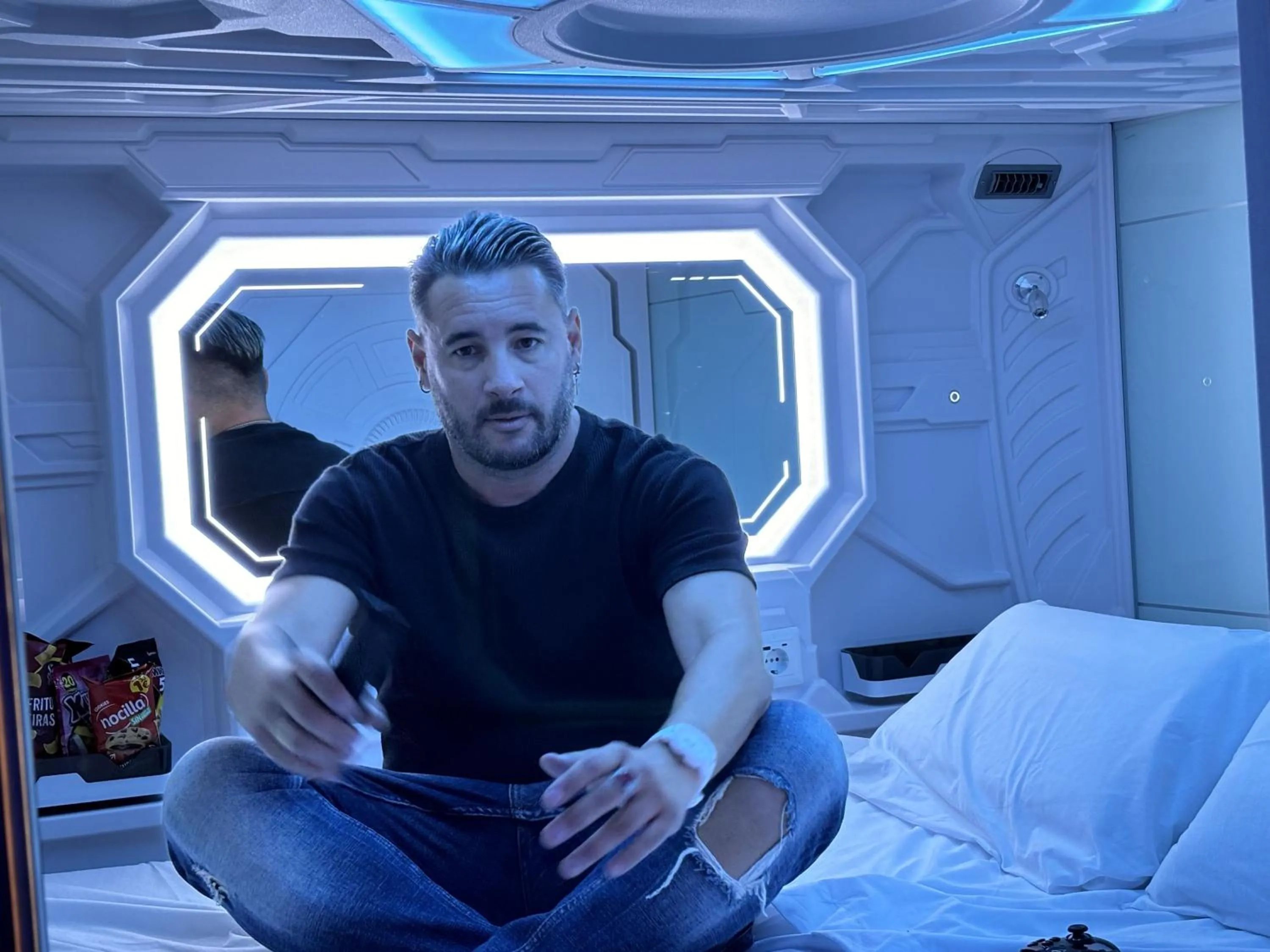 Bed in Futurotel Malagueta Beach