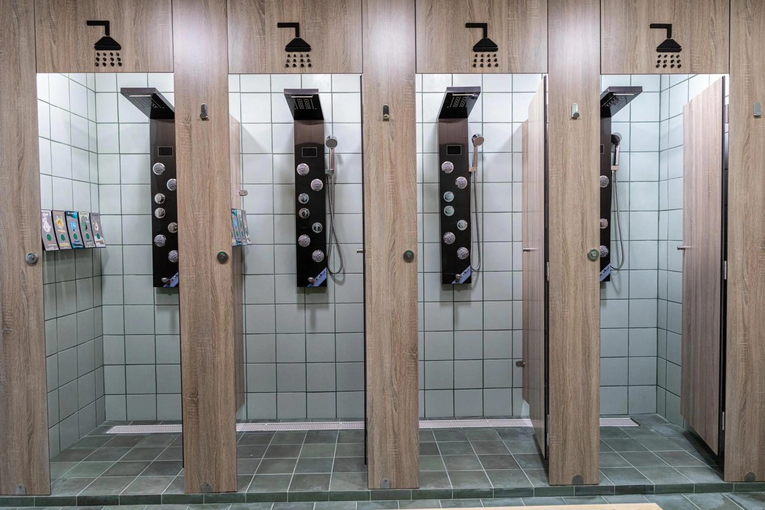 Shower in Futurotel Malagueta Beach