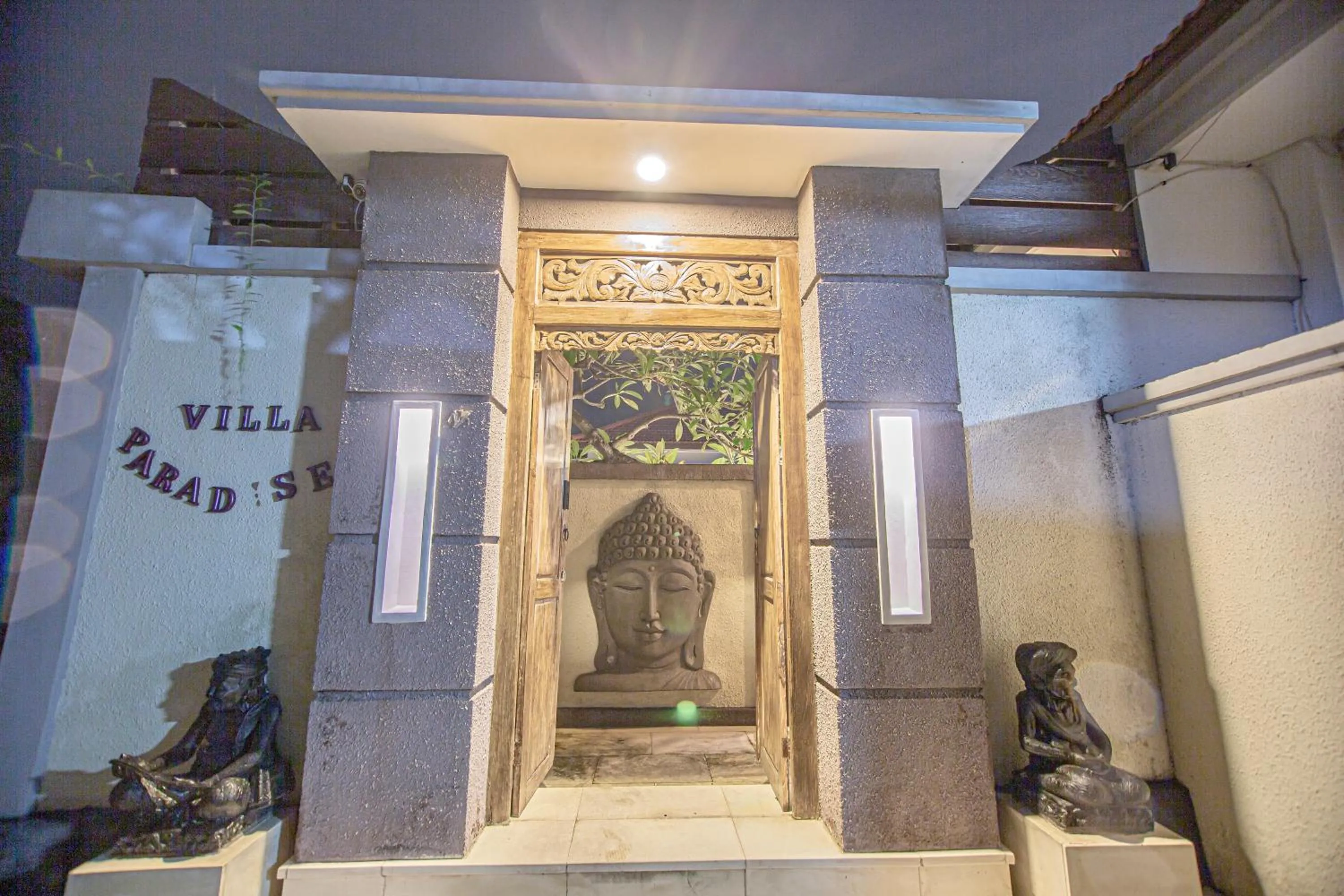 Facade/entrance in Villa Paradise Seminyak