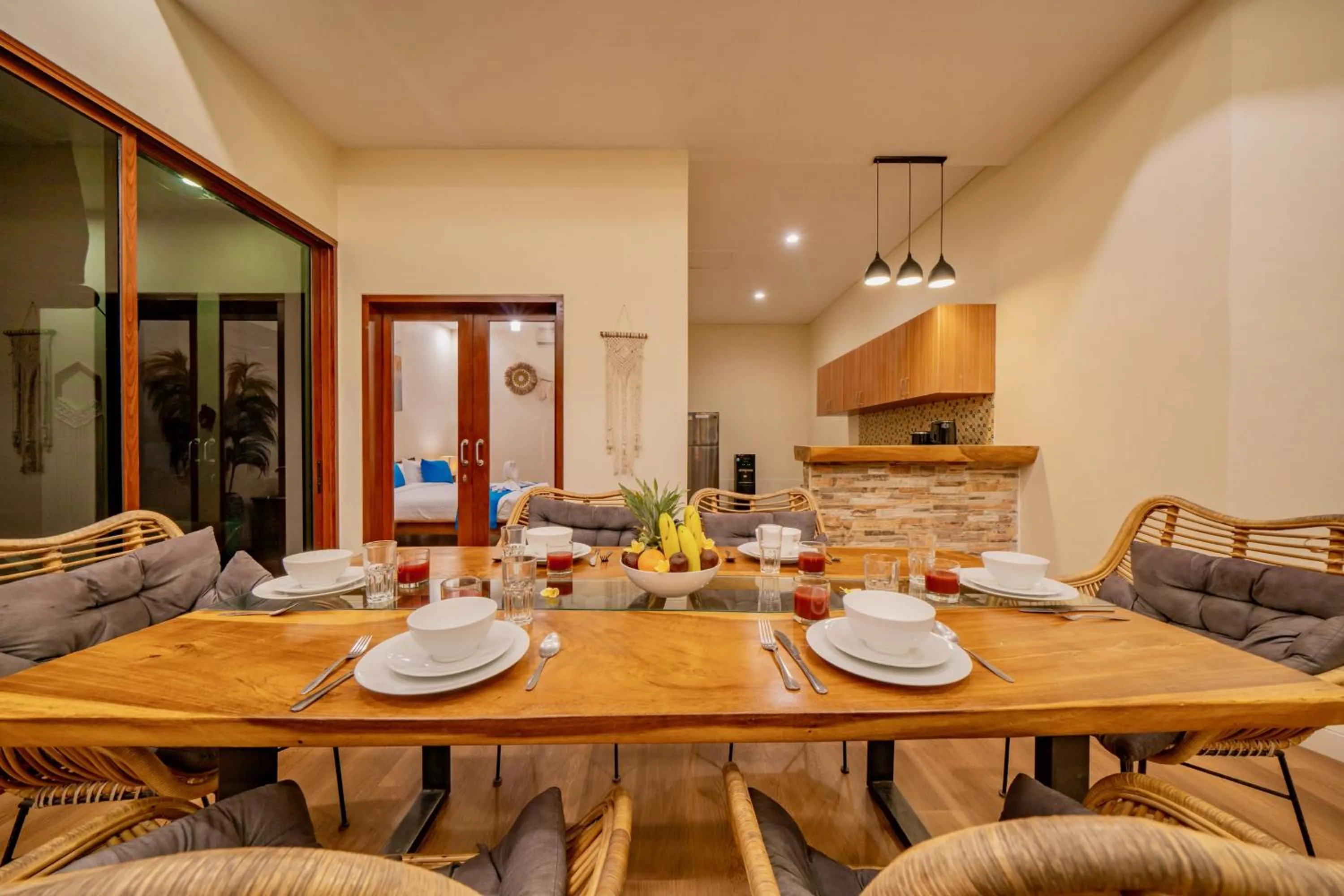 Kitchen or kitchenette in Villa Paradise Seminyak