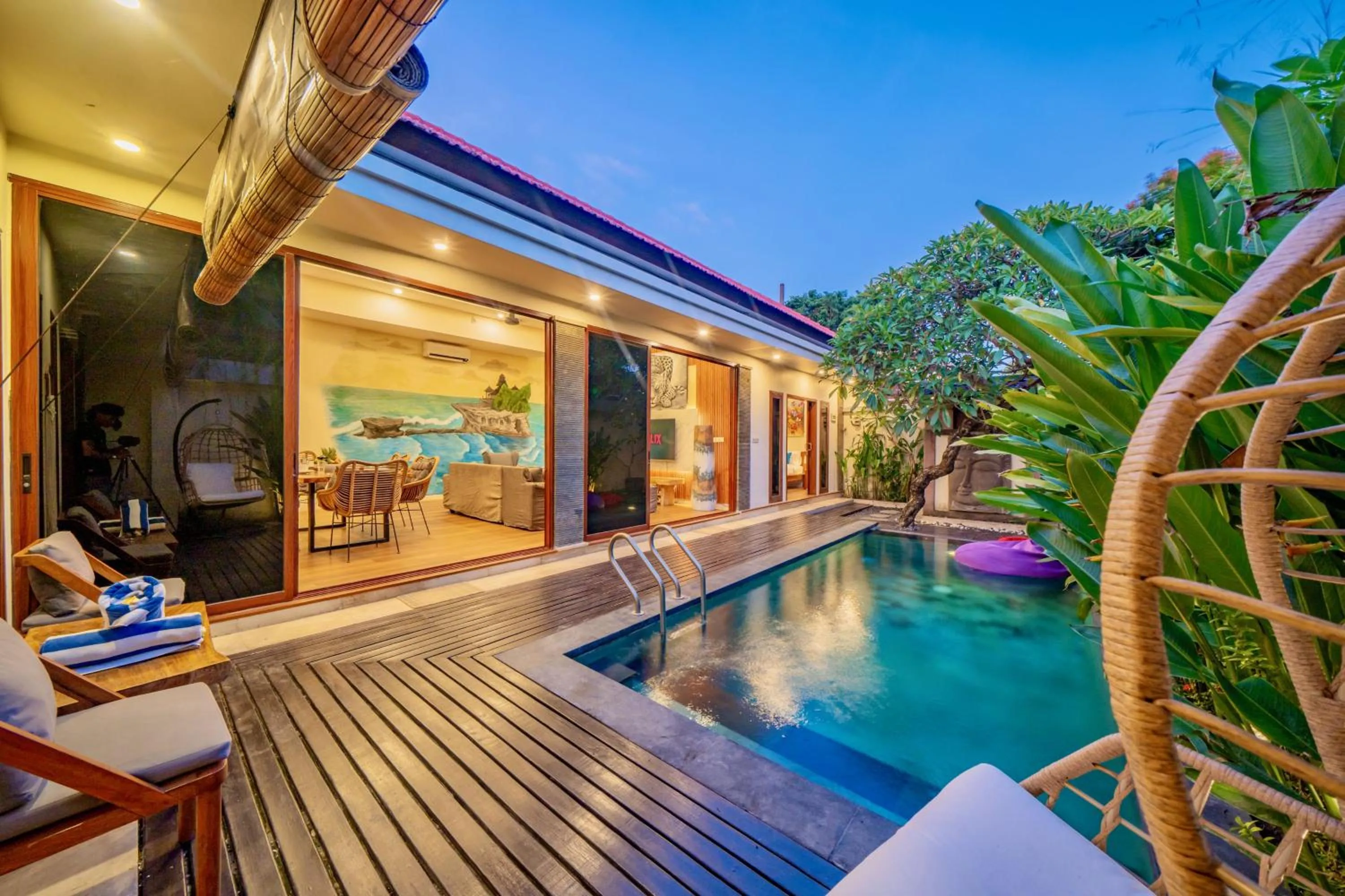 Patio in Villa Paradise Seminyak