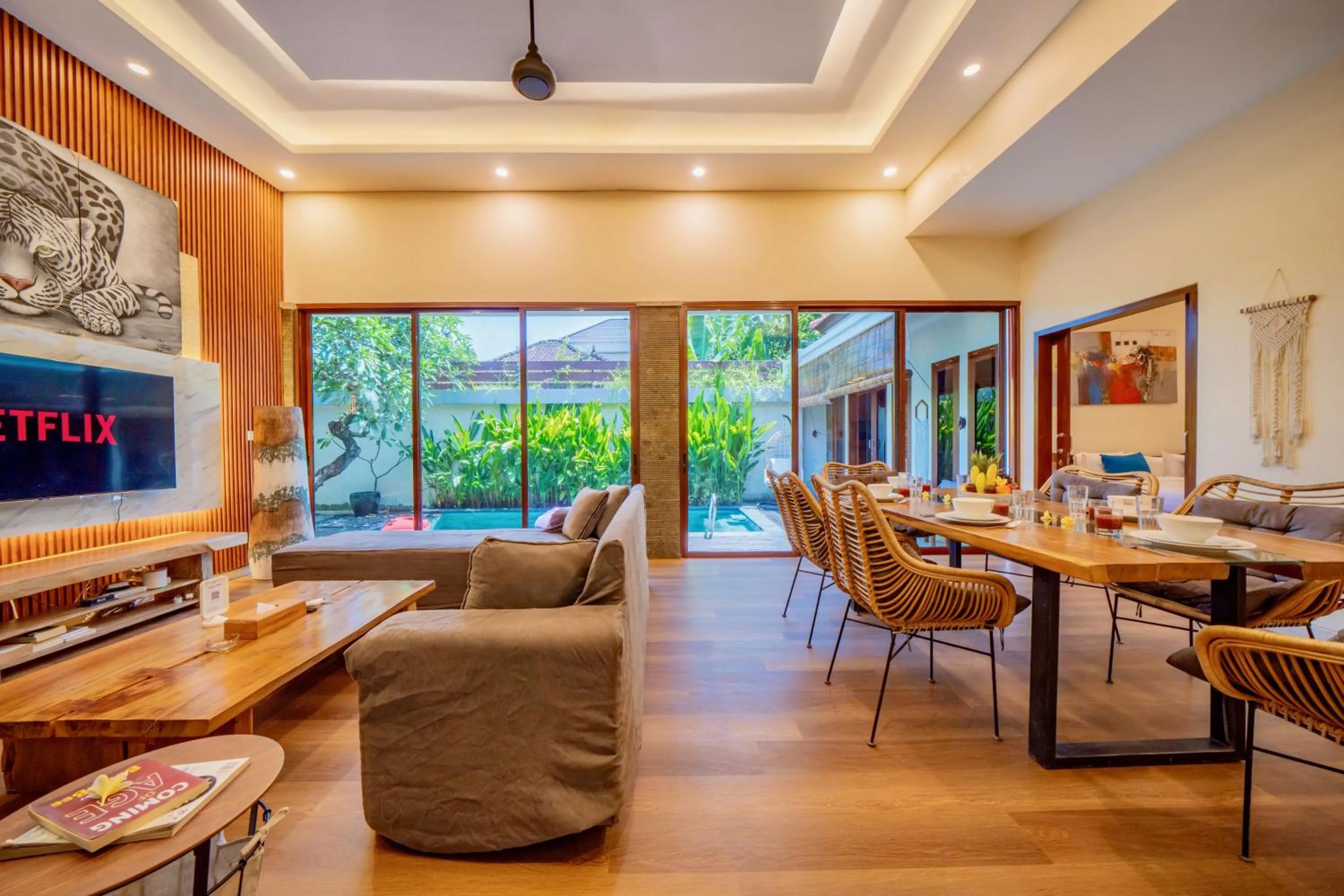 Living room in Villa Paradise Seminyak