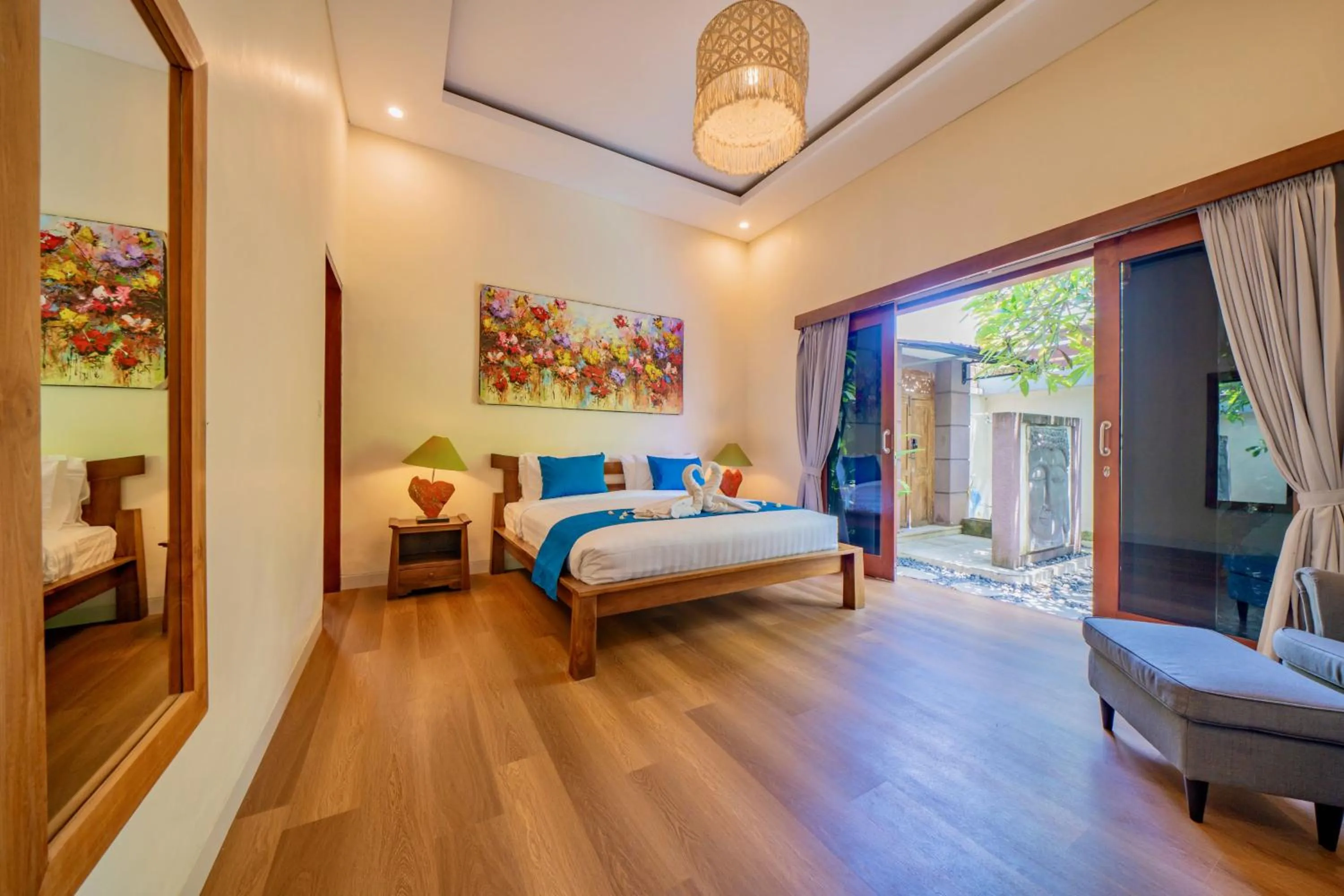 Bedroom, Bed in Villa Paradise Seminyak