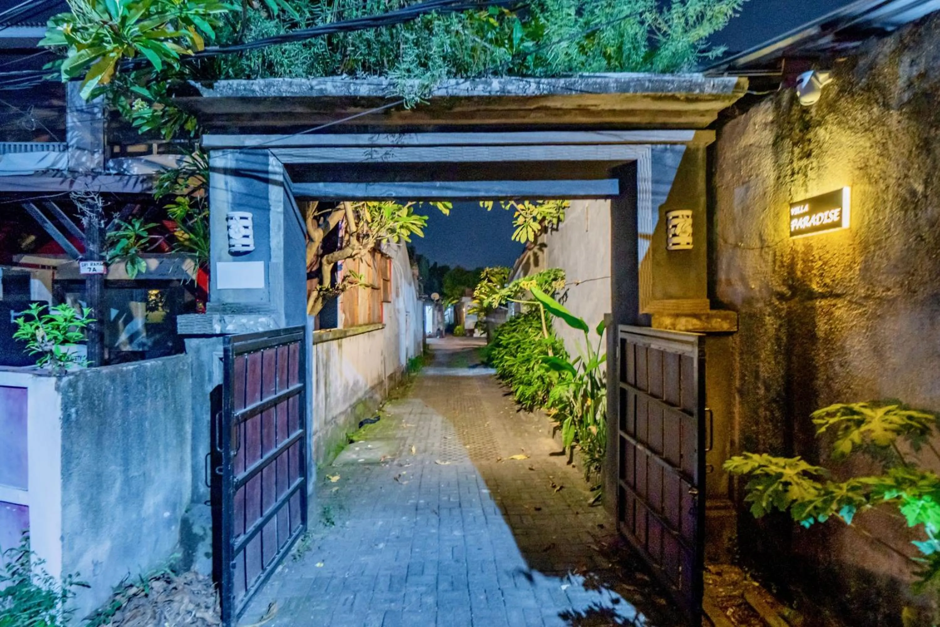 Street view in Villa Paradise Seminyak