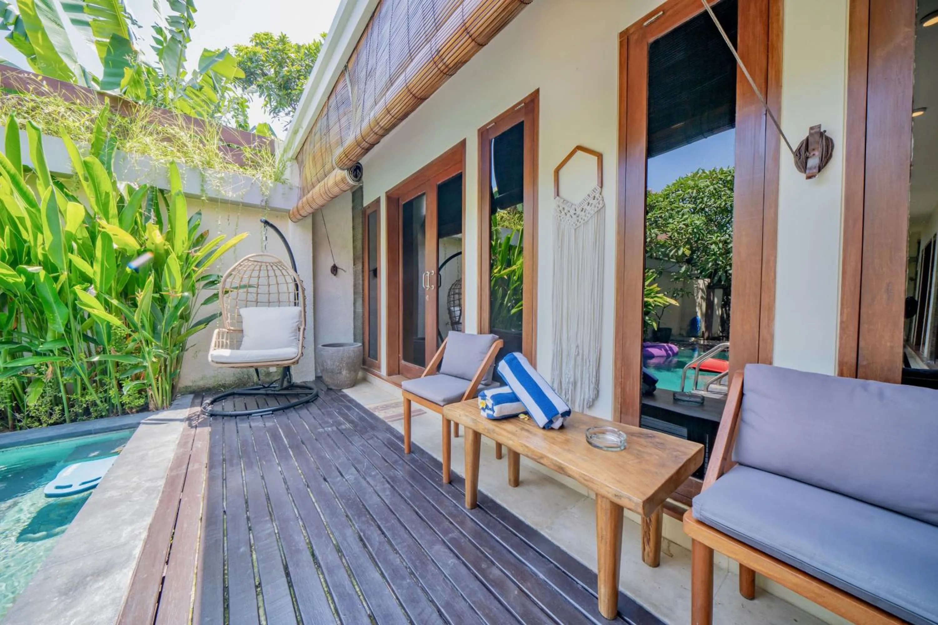 Seating area in Villa Paradise Seminyak