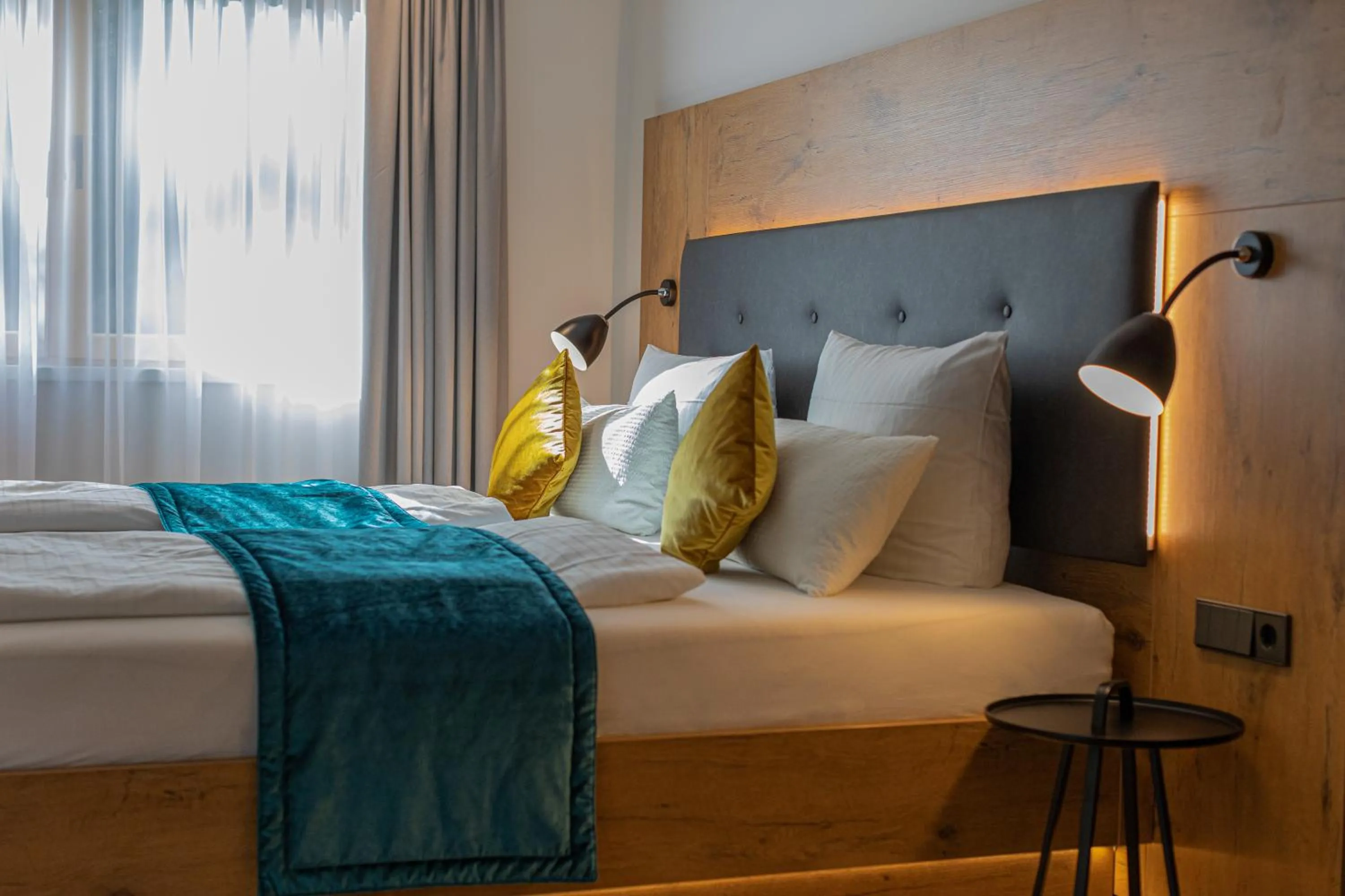 Bed in Hotel Langenwaldsee