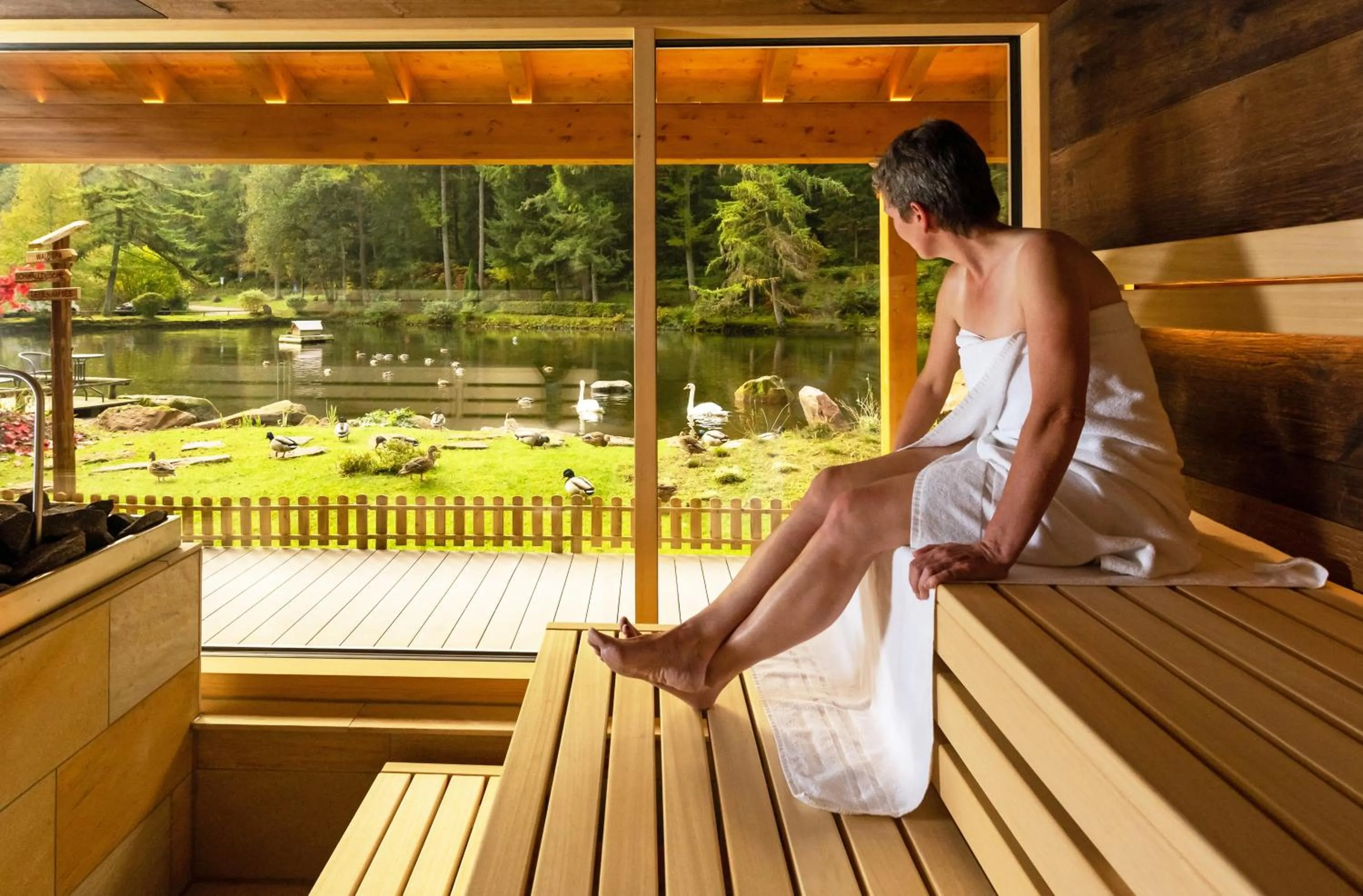 Sauna in Hotel Langenwaldsee