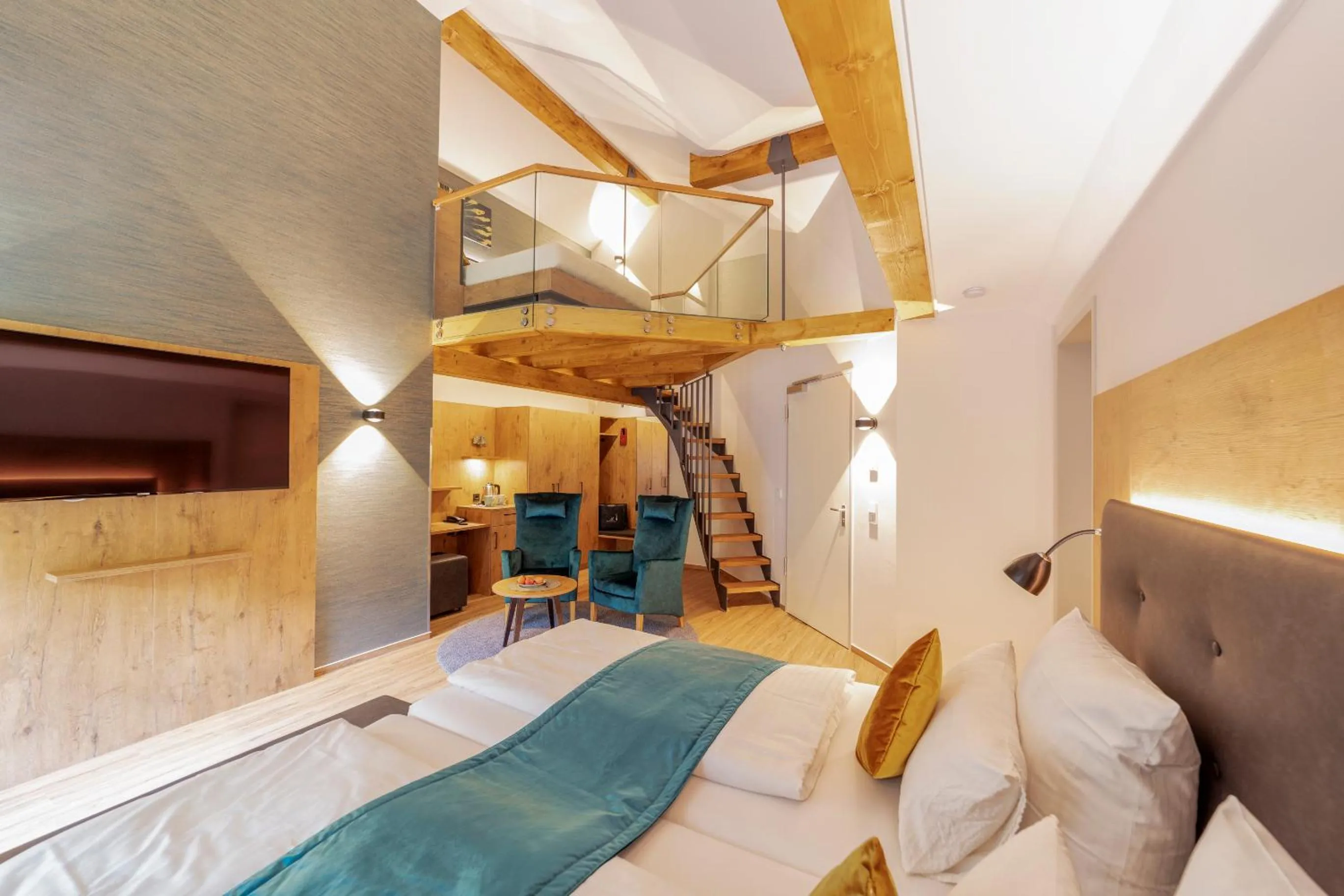 Bed in Hotel Langenwaldsee