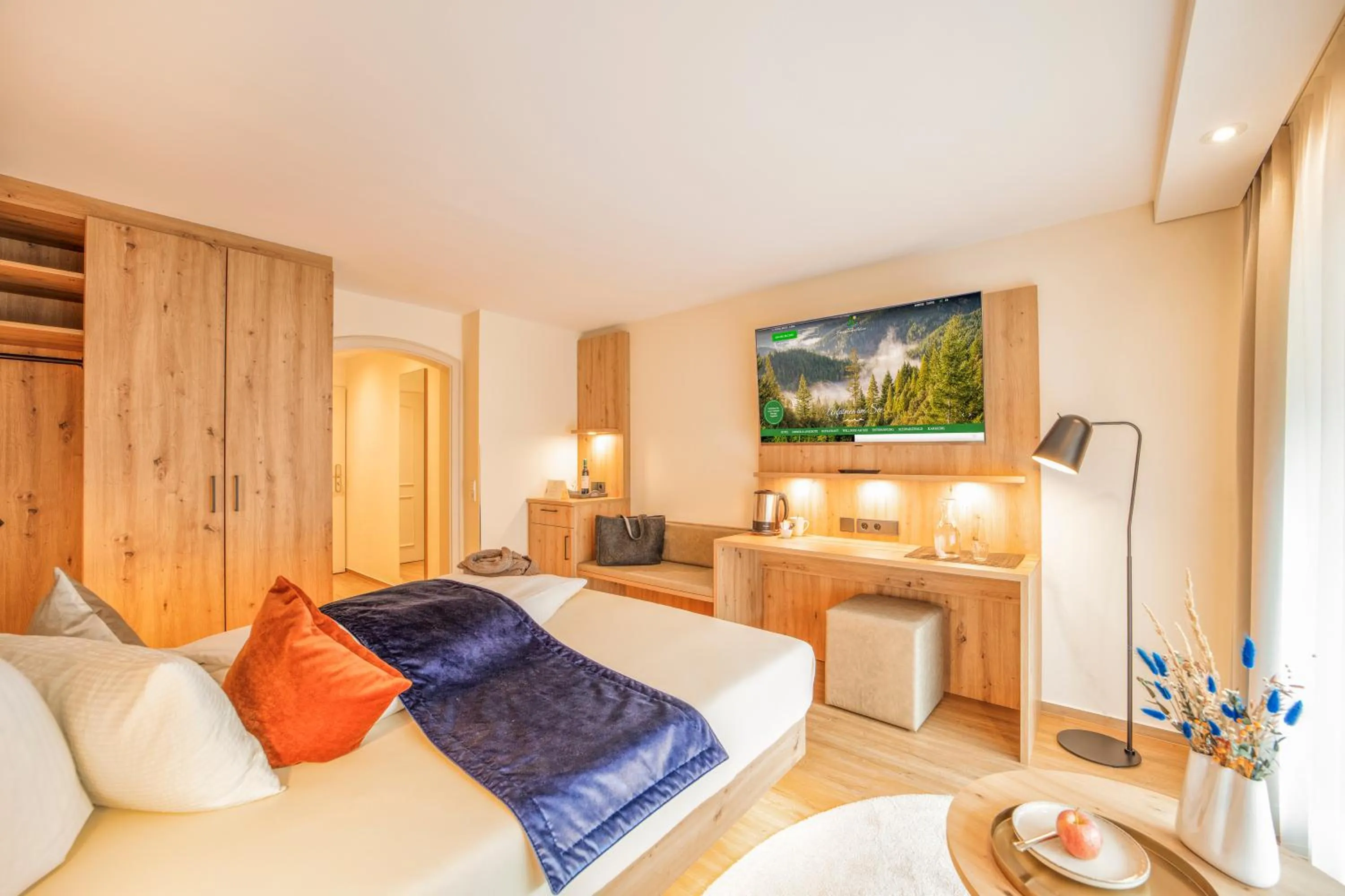 Photo of the whole room, Bed in Hotel Langenwaldsee