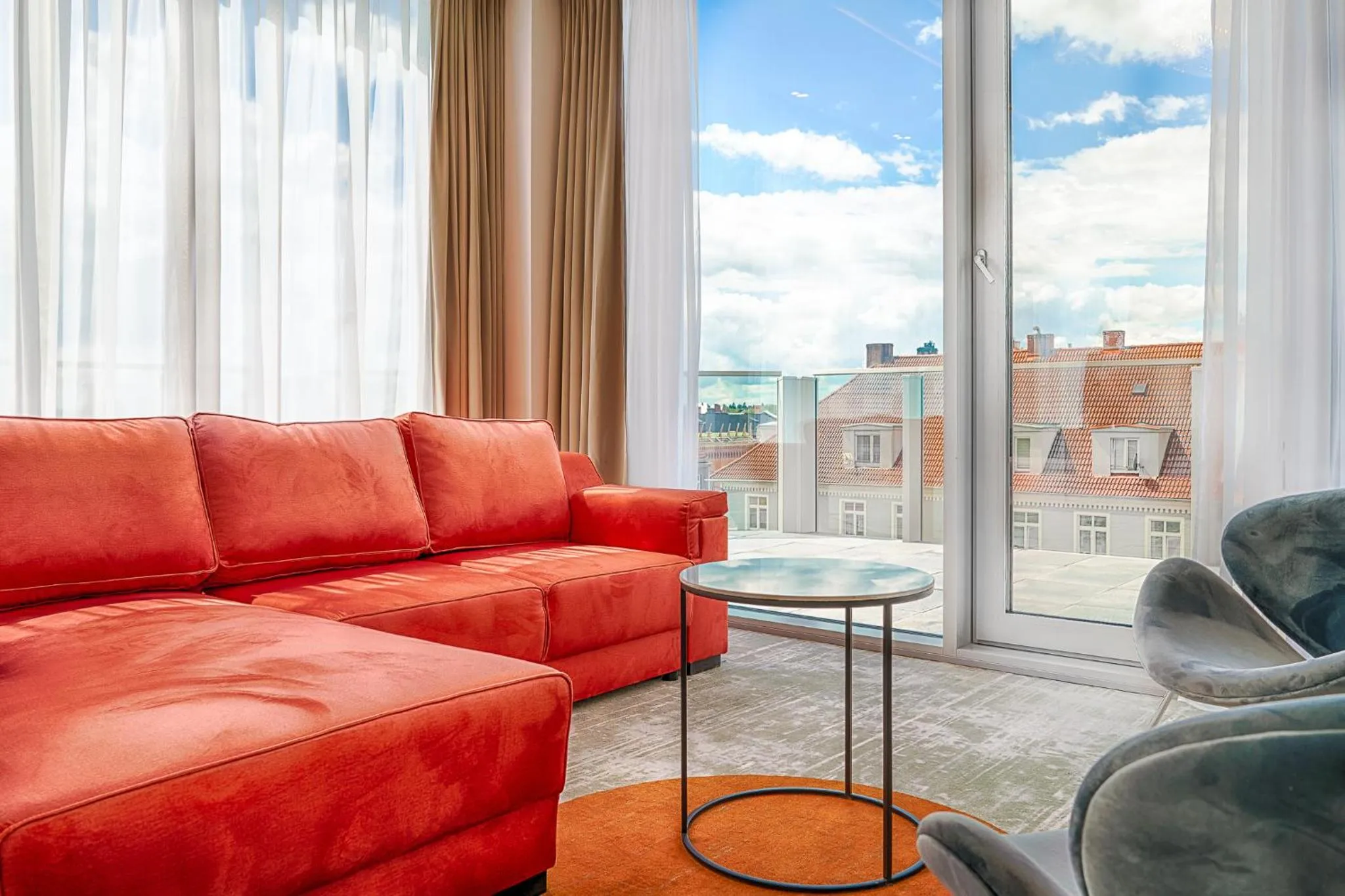 Seating area in Grand Focus Hotel Szczecin