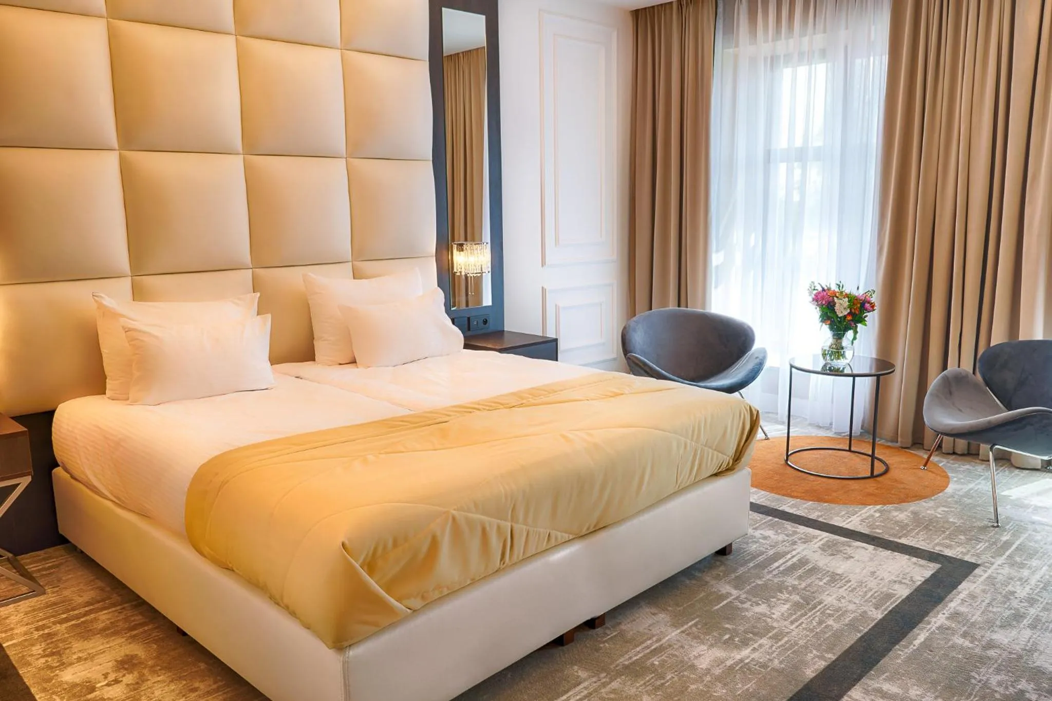 Bed in Grand Focus Hotel Szczecin