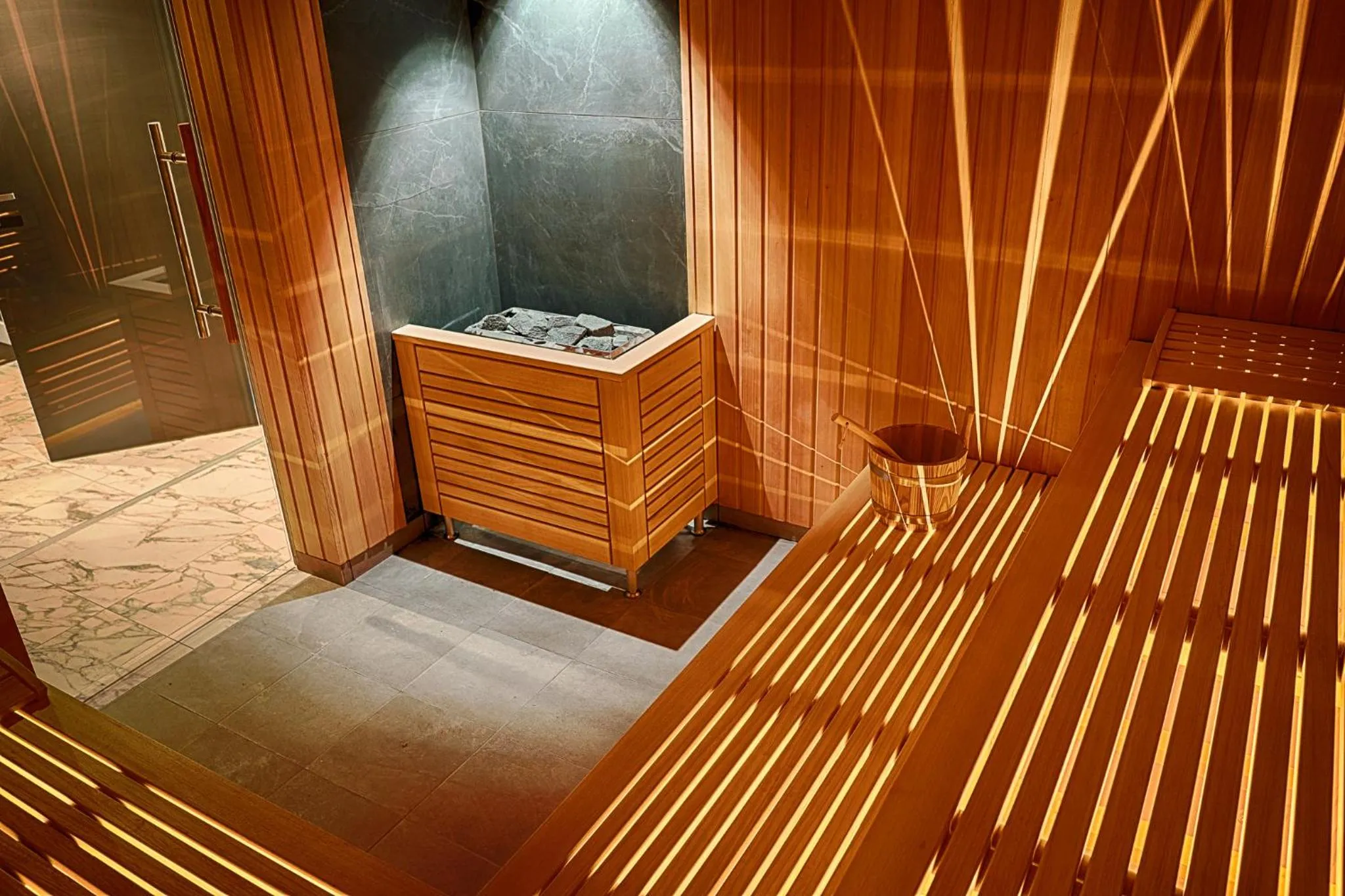 Sauna in Grand Focus Hotel Szczecin