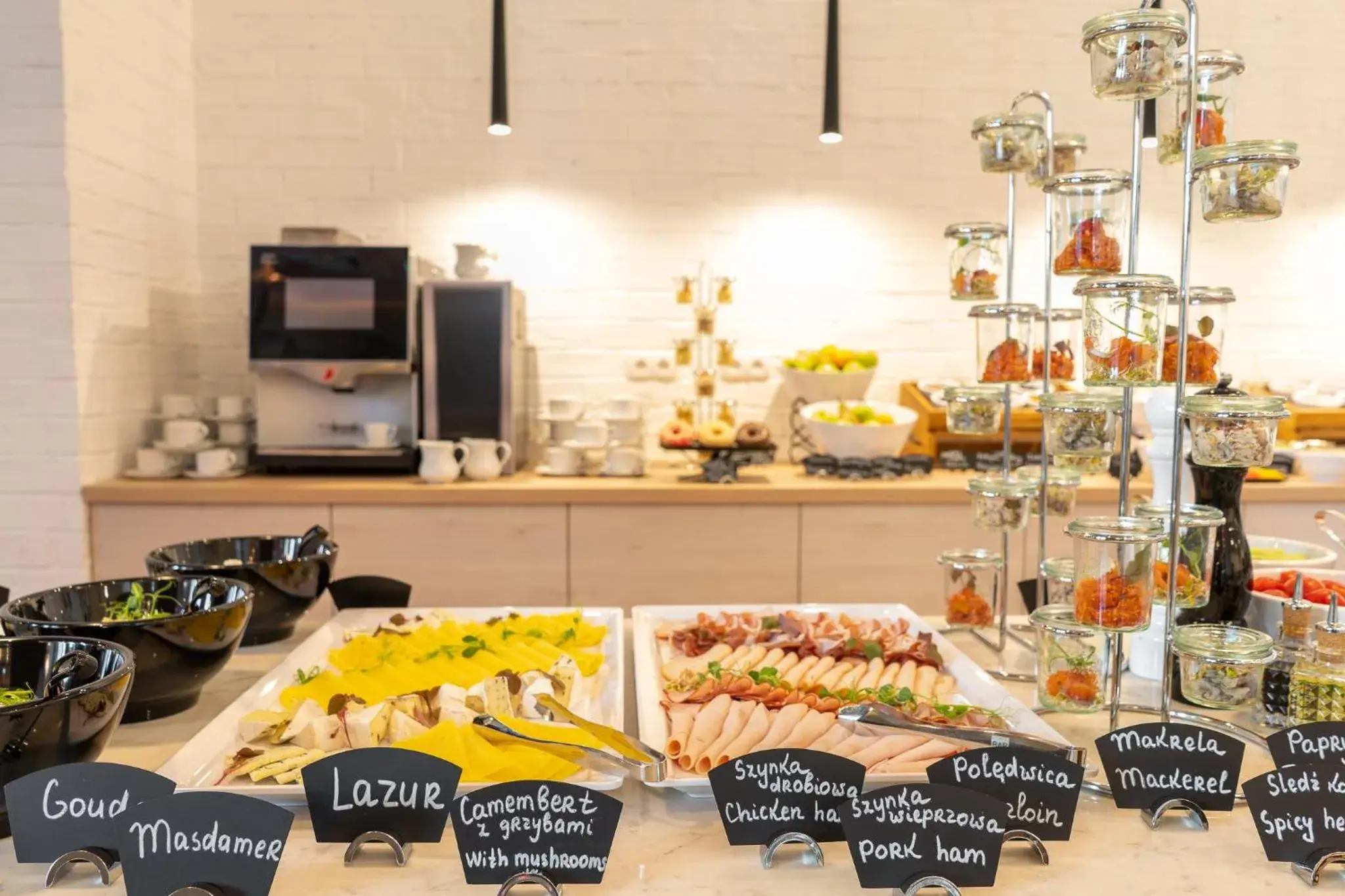 Buffet breakfast in Grand Focus Hotel Szczecin Buffet breakfast in Grand Focus Hotel Szczecin