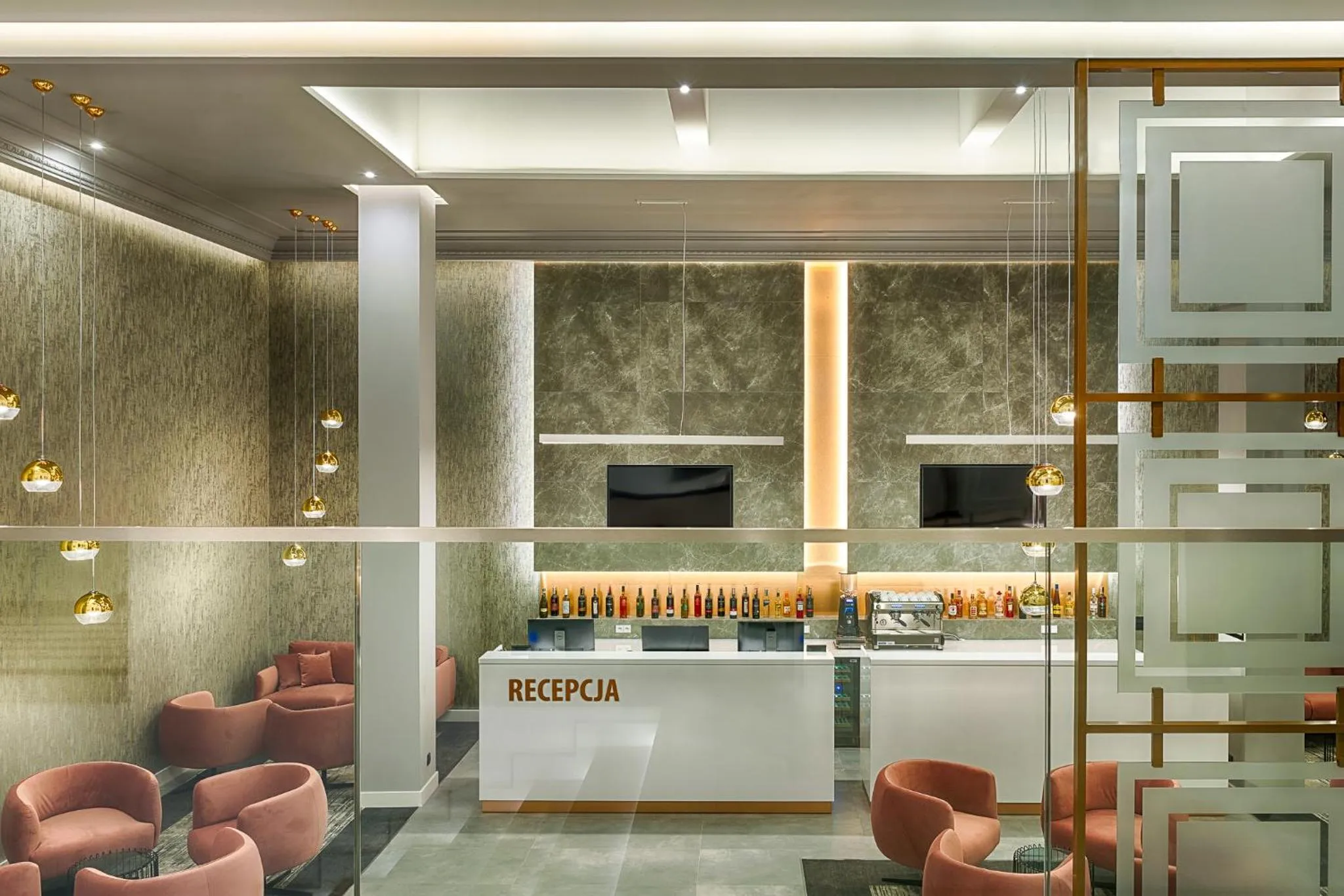 Lobby or reception in Grand Focus Hotel Szczecin