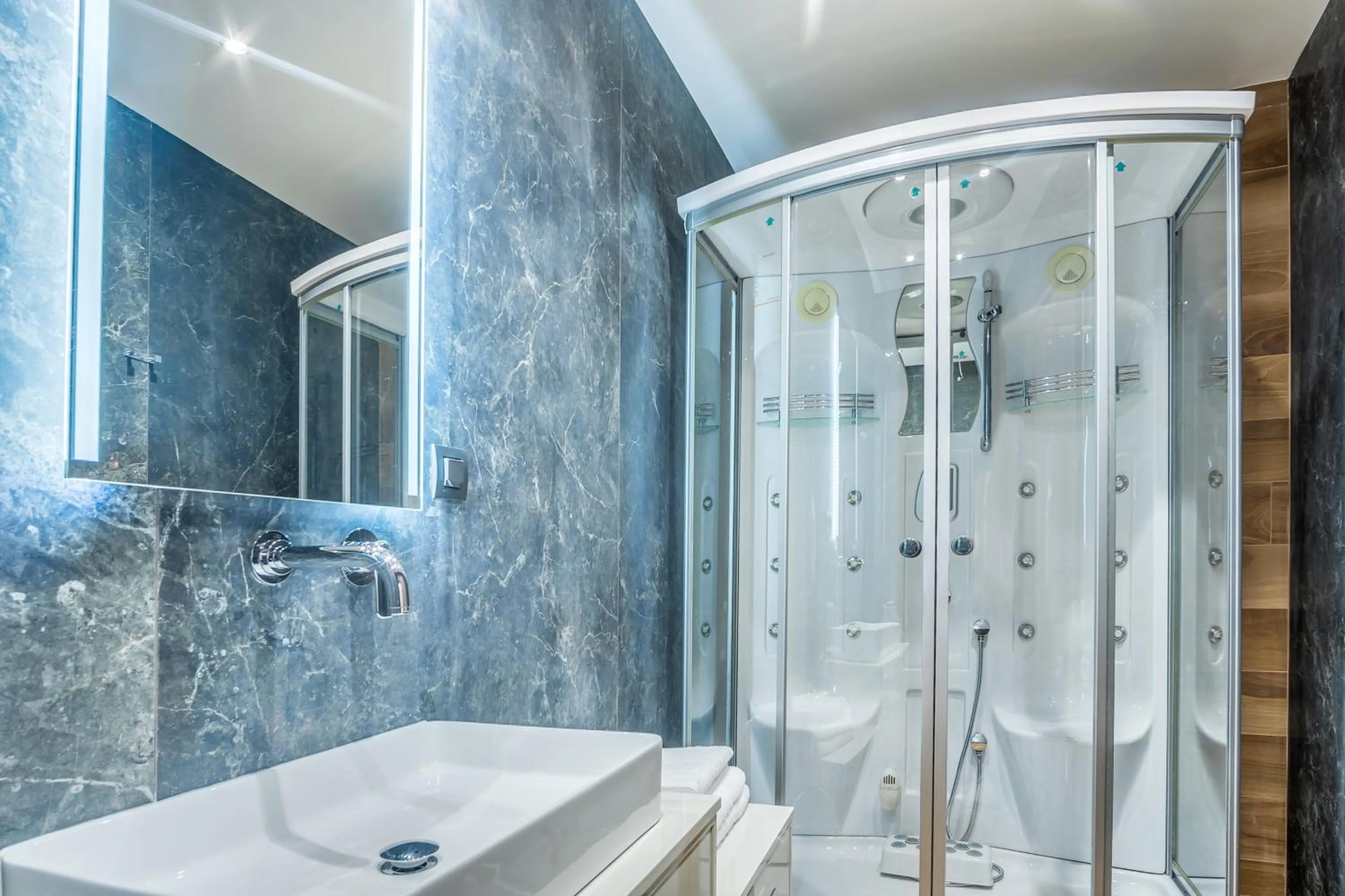 Steam room in Philia Boutique Hotel