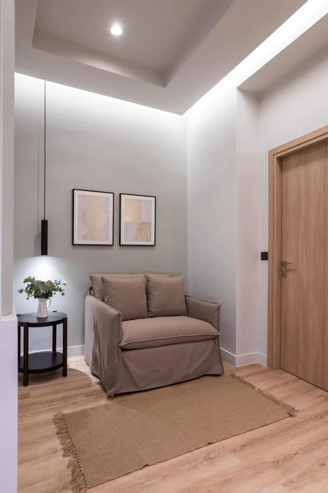 Seating area in Philia Boutique Hotel