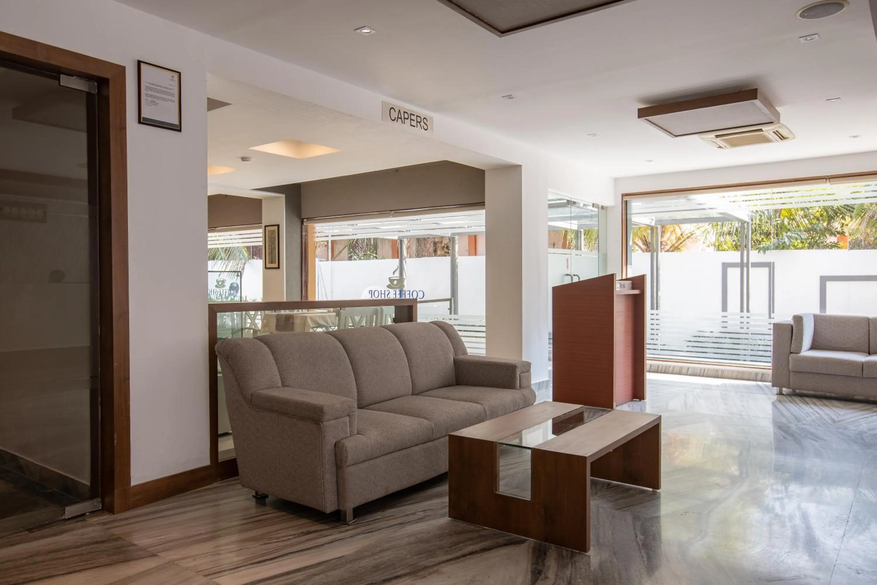 Seating area in Royal Residency